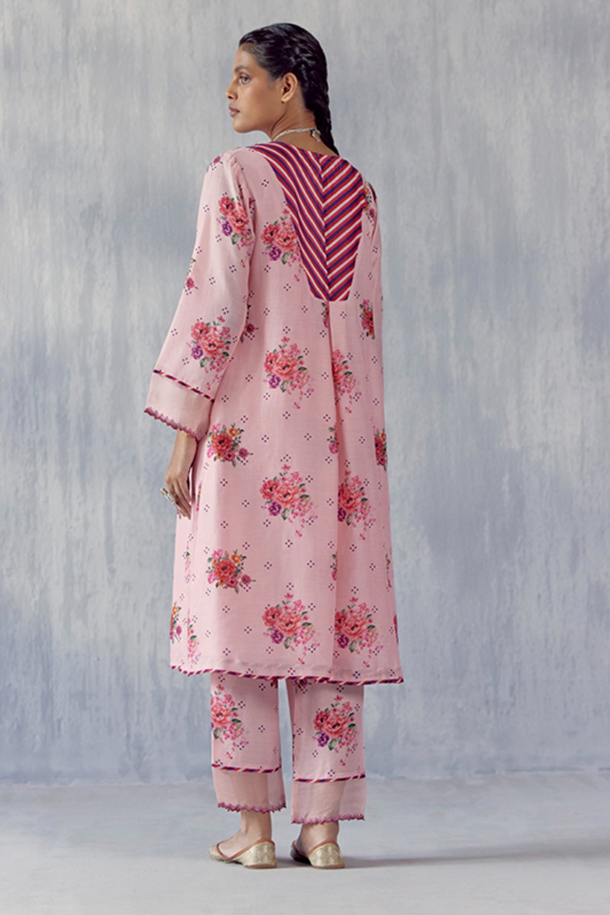 Madhu Peach Kurta Set