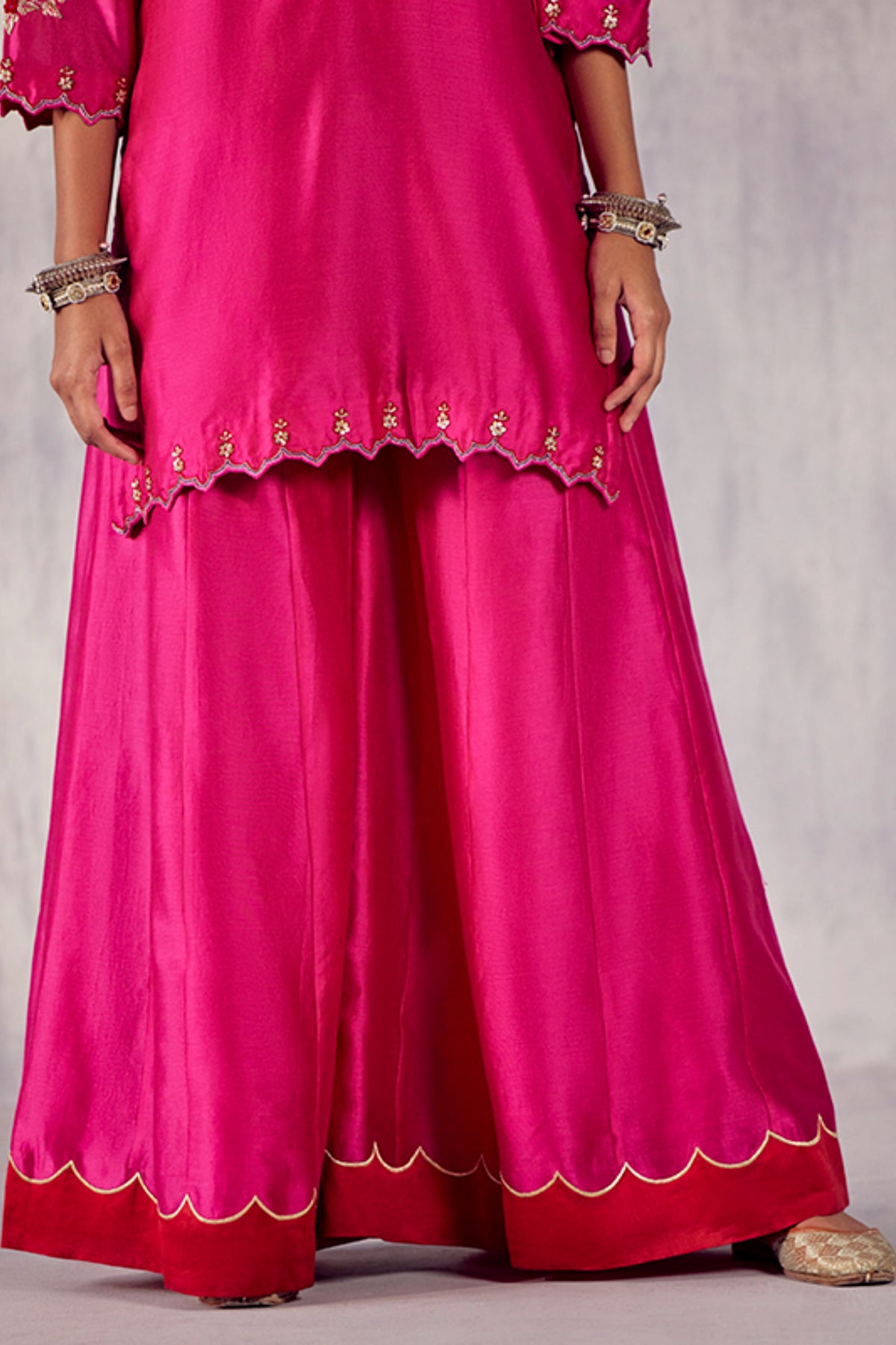 Amartya Hot Pink Sharara Set