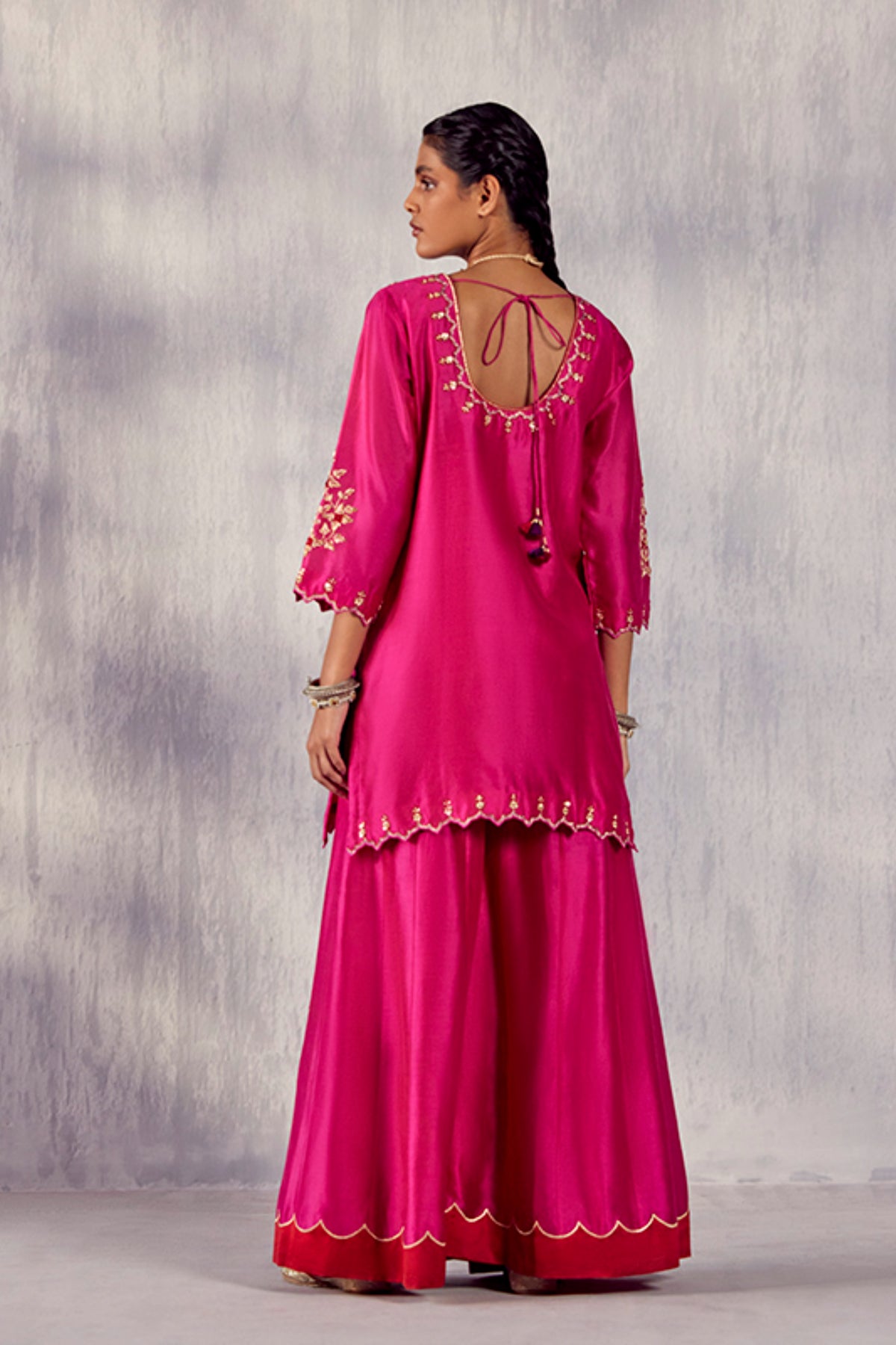 Amartya Hot Pink Sharara Set