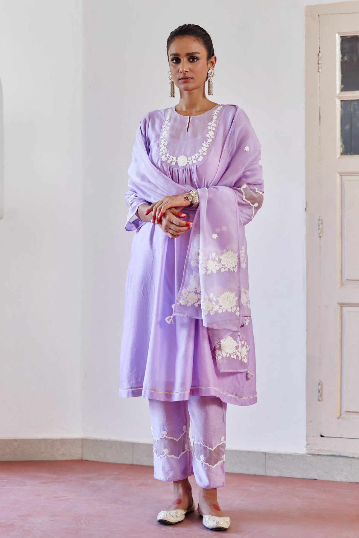 Lilac Zoha Kurta Set