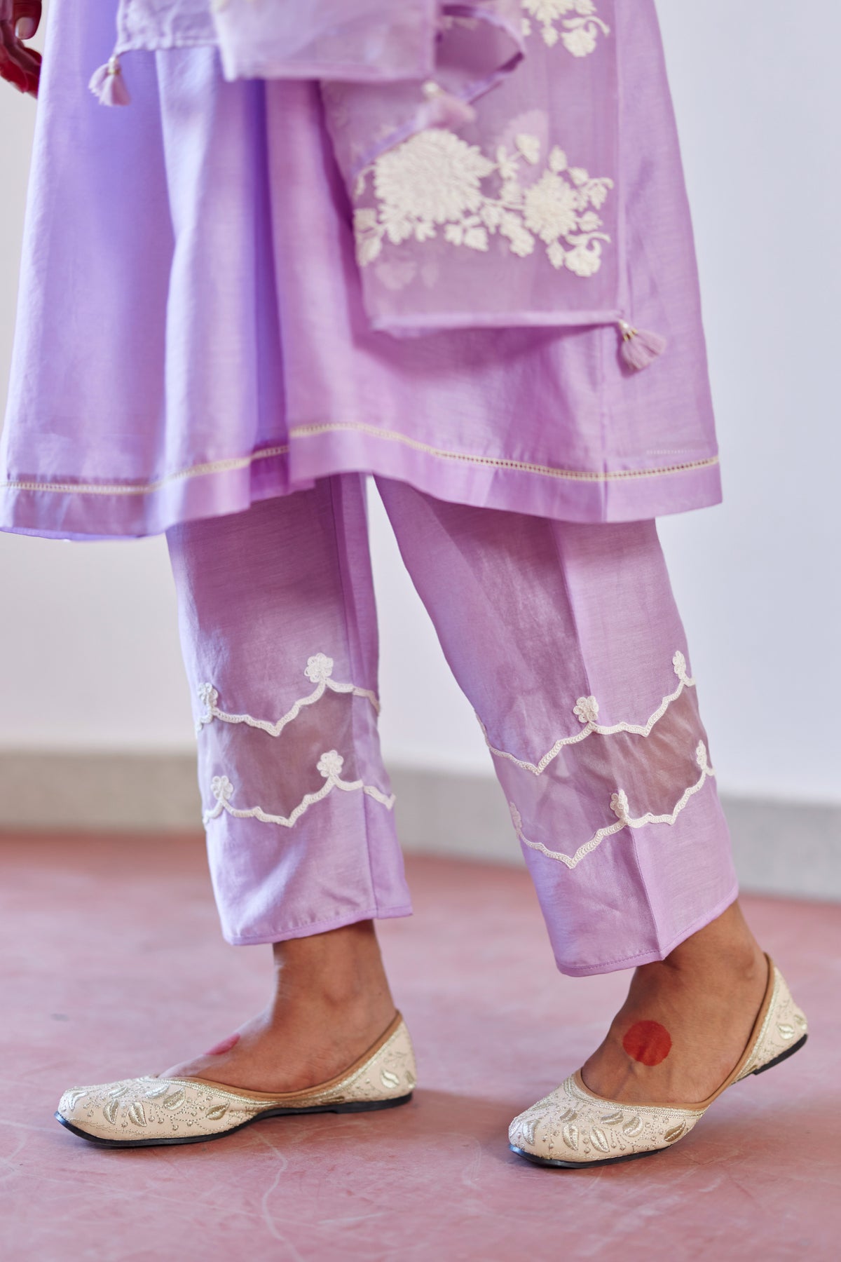 Lilac Zoha Kurta Set