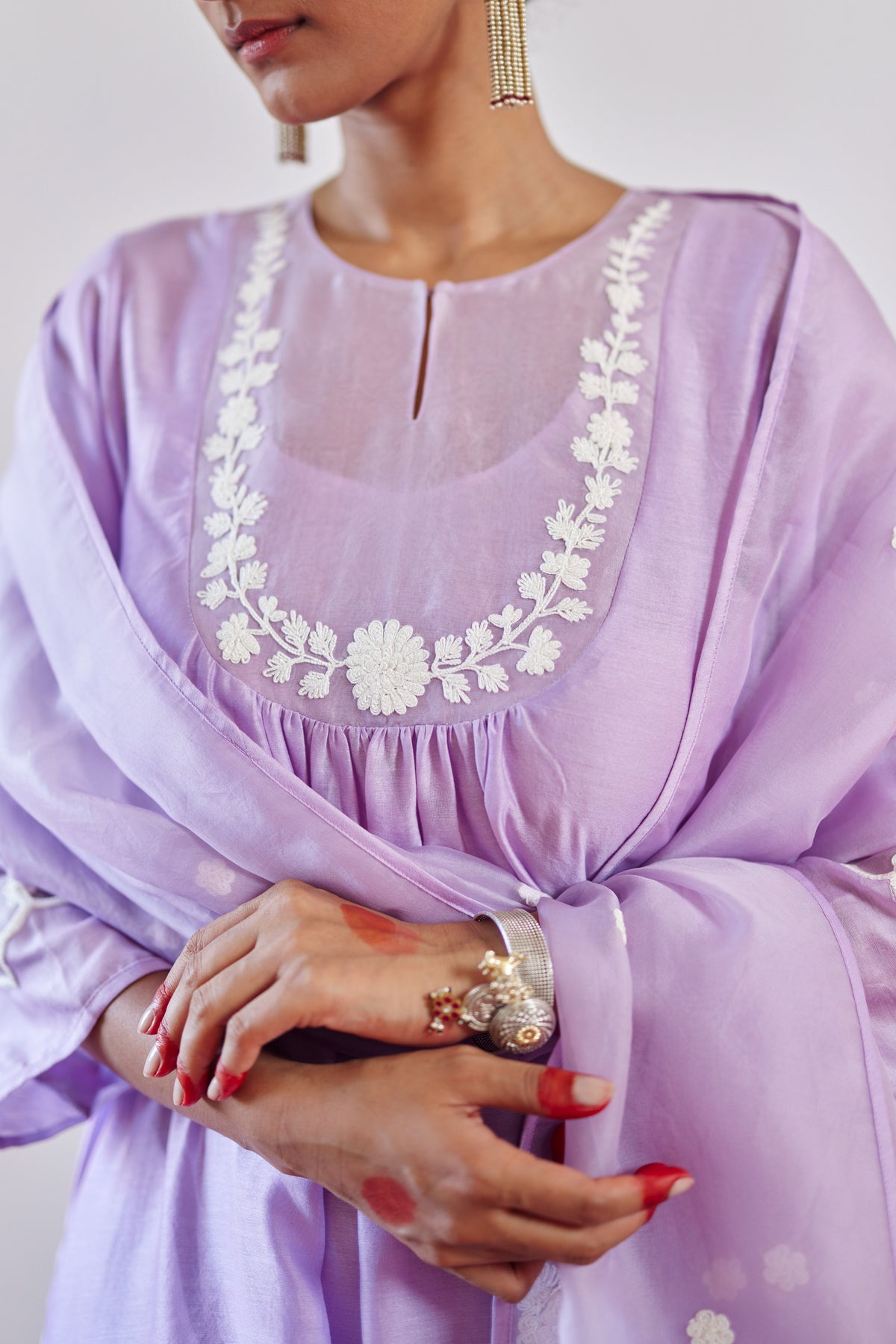 Lilac Zoha Kurta Set