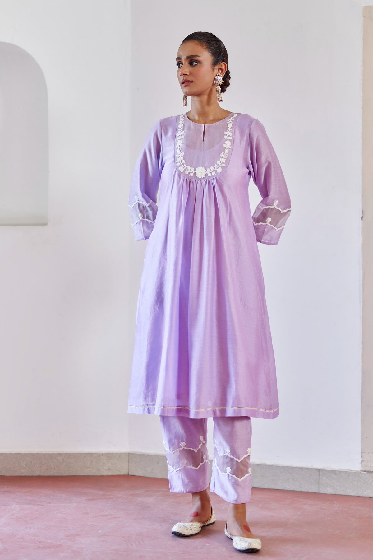 Lilac Zoha Kurta Set