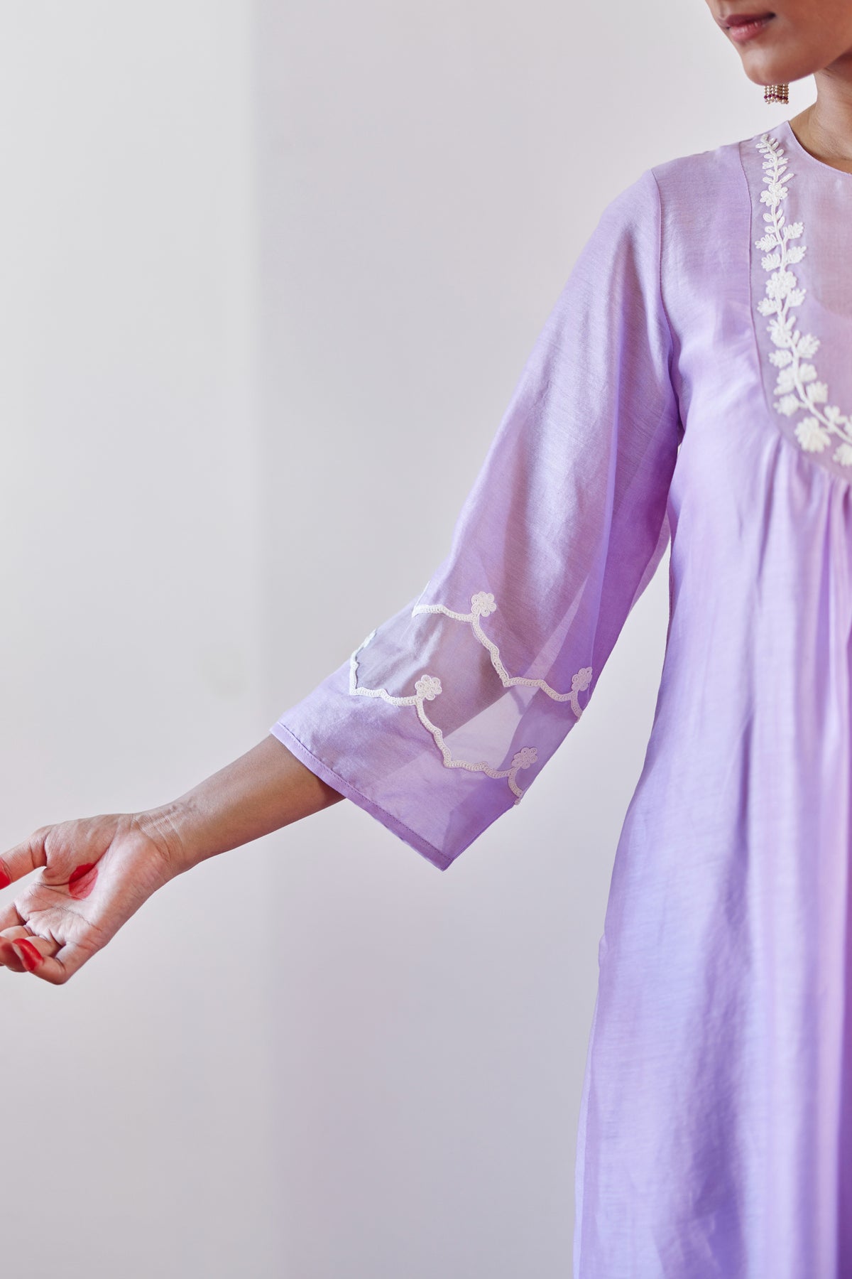 Lilac Zoha Kurta Set