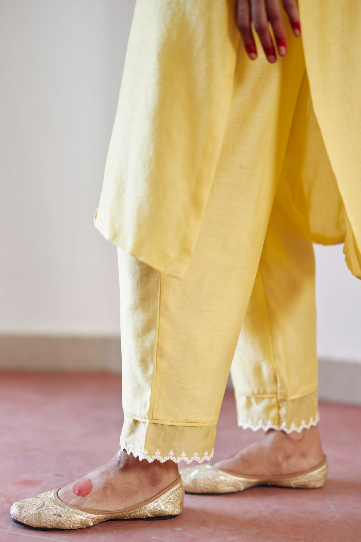 Yellow Safina Kurta Set