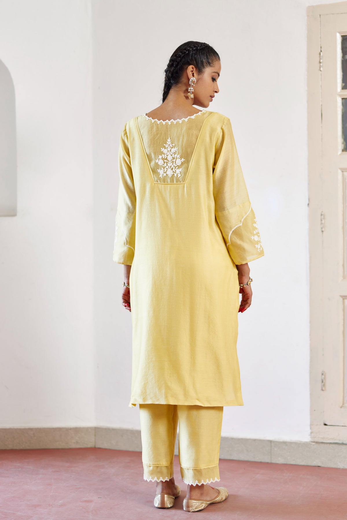 Yellow Safina Kurta Set