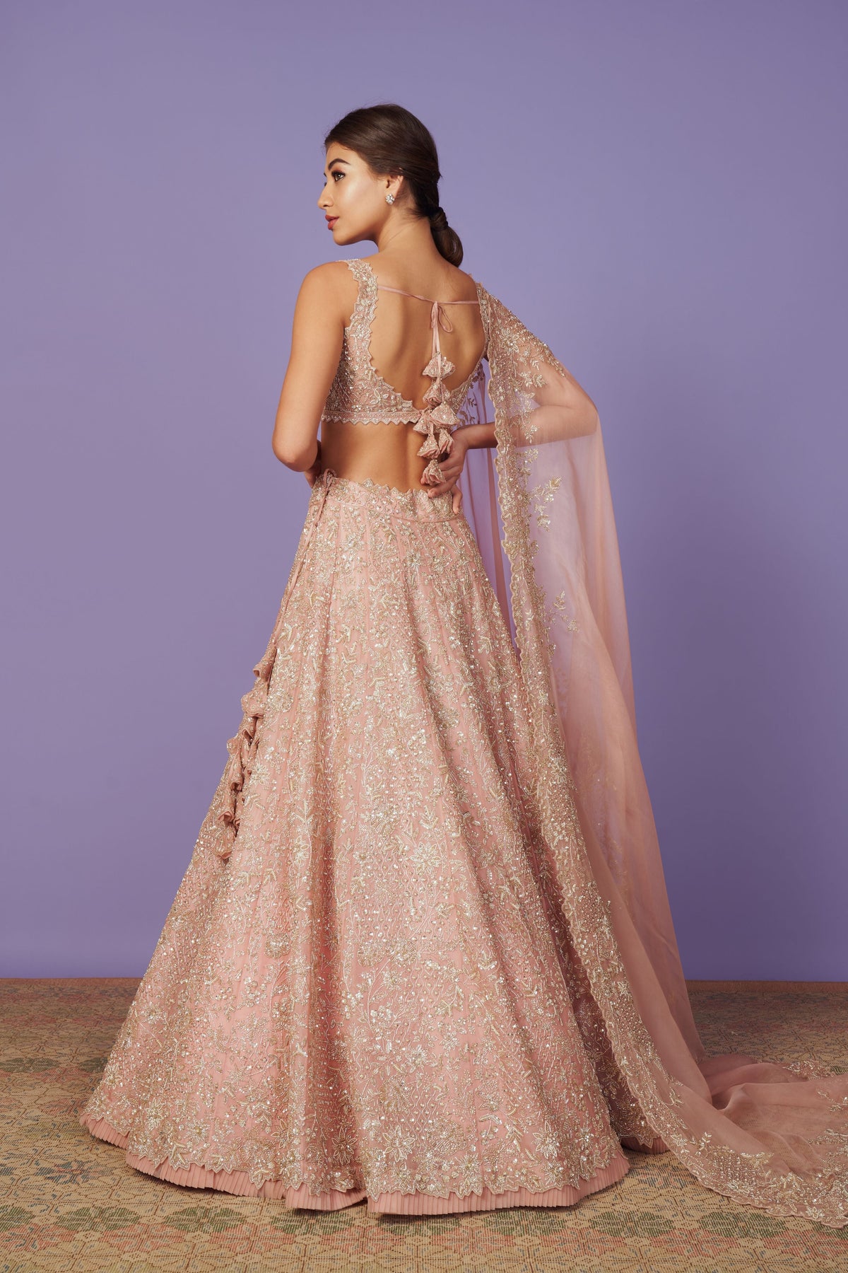 Inara Pale Pink Lehenga Set