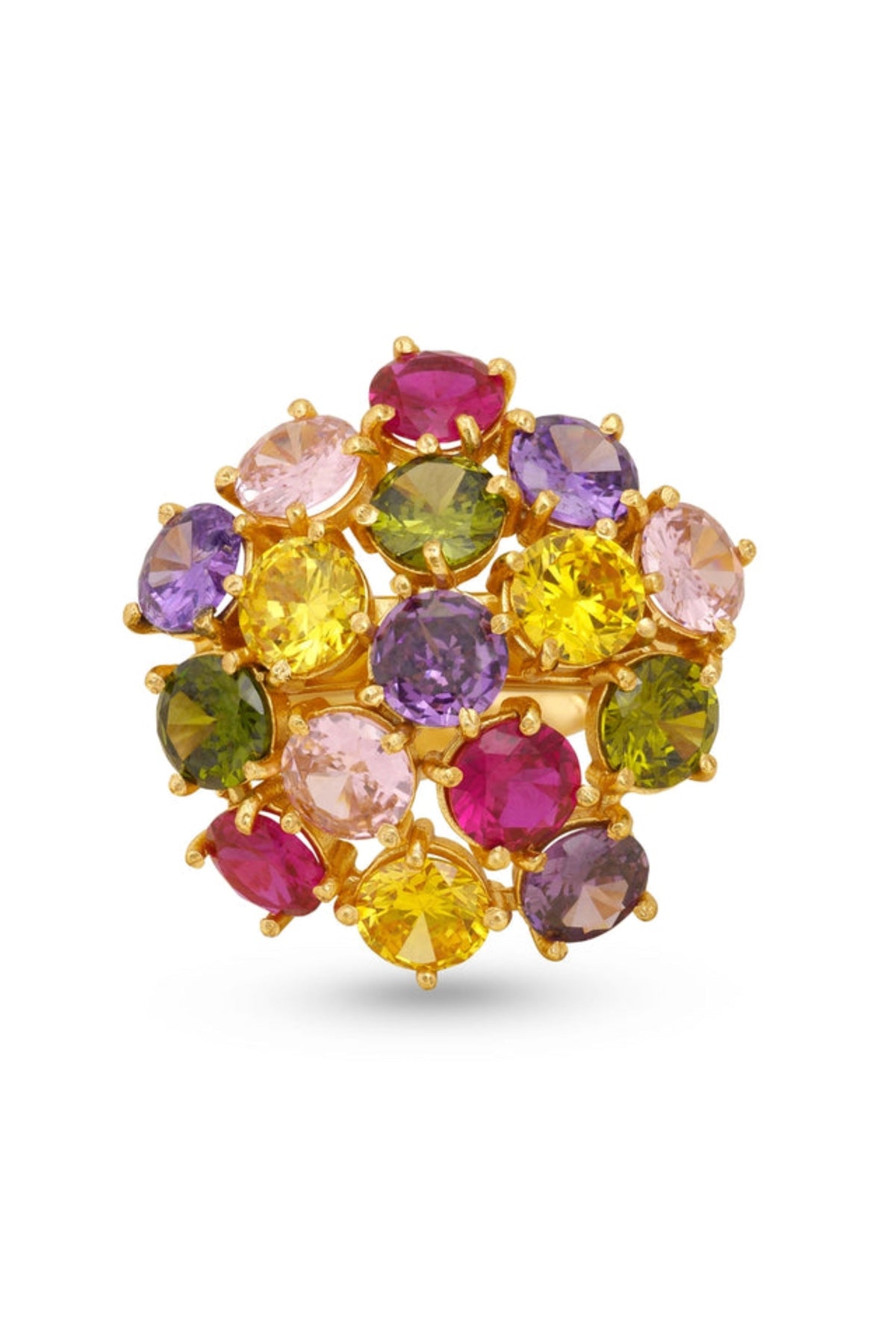 Bauble Crystal Multicolour Ring