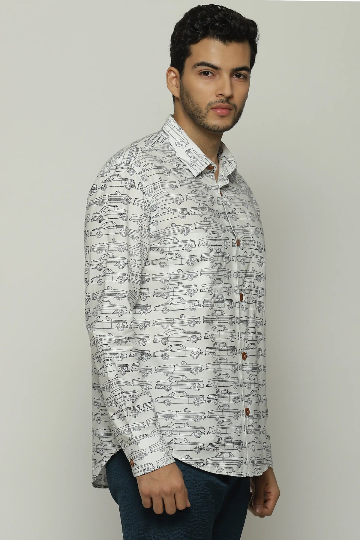 Cars Cotton Poplin Shirt