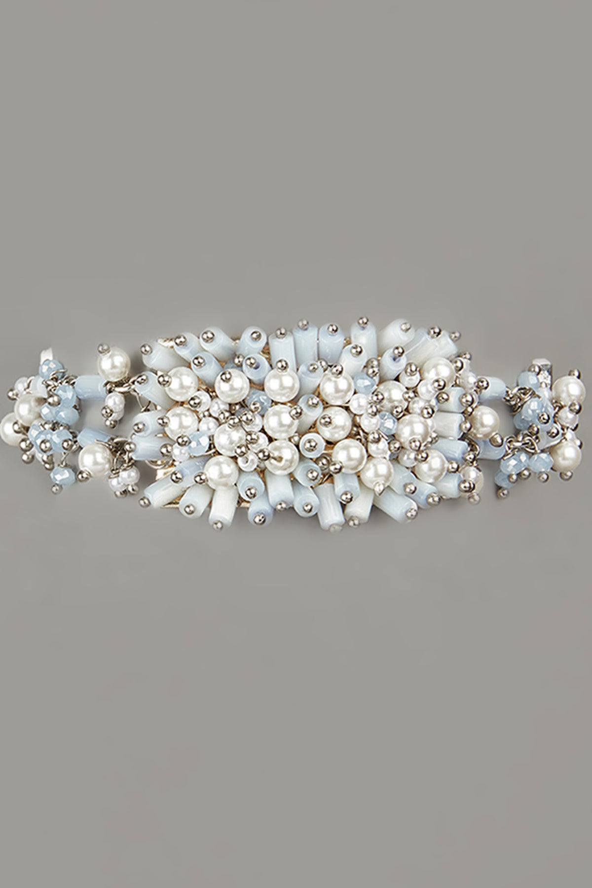 Blue &amp; White Stone Studded Bracelet