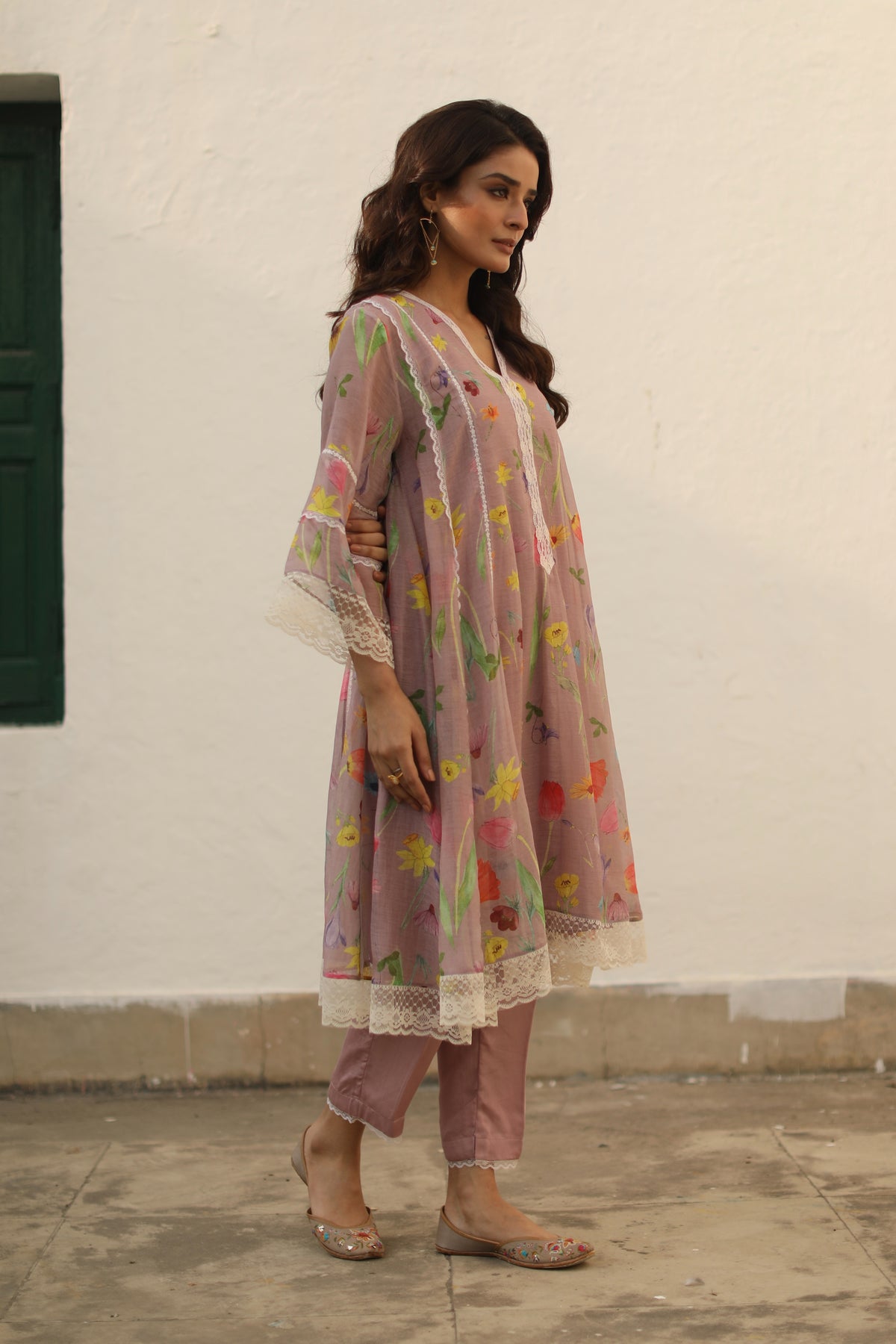 Azra Lavendor Tunic Set