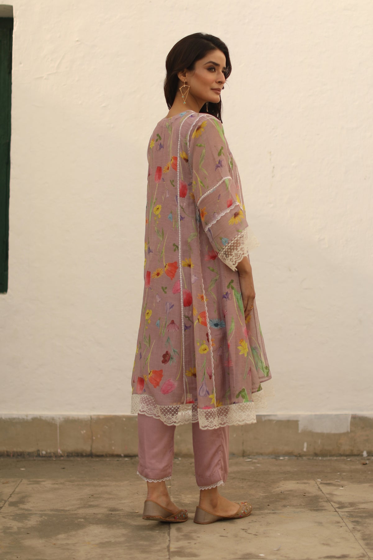 Azra Lavendor Tunic Set