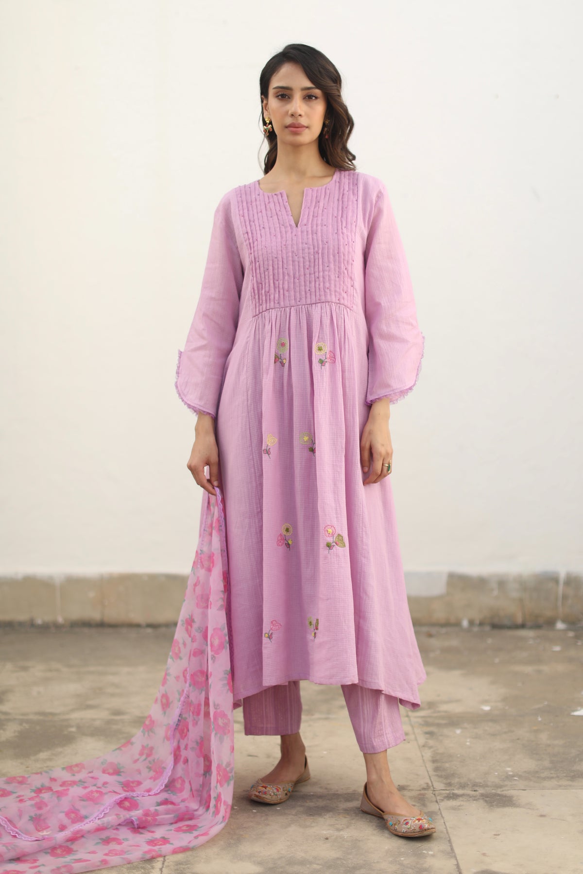 Amina Pink Kurta Set