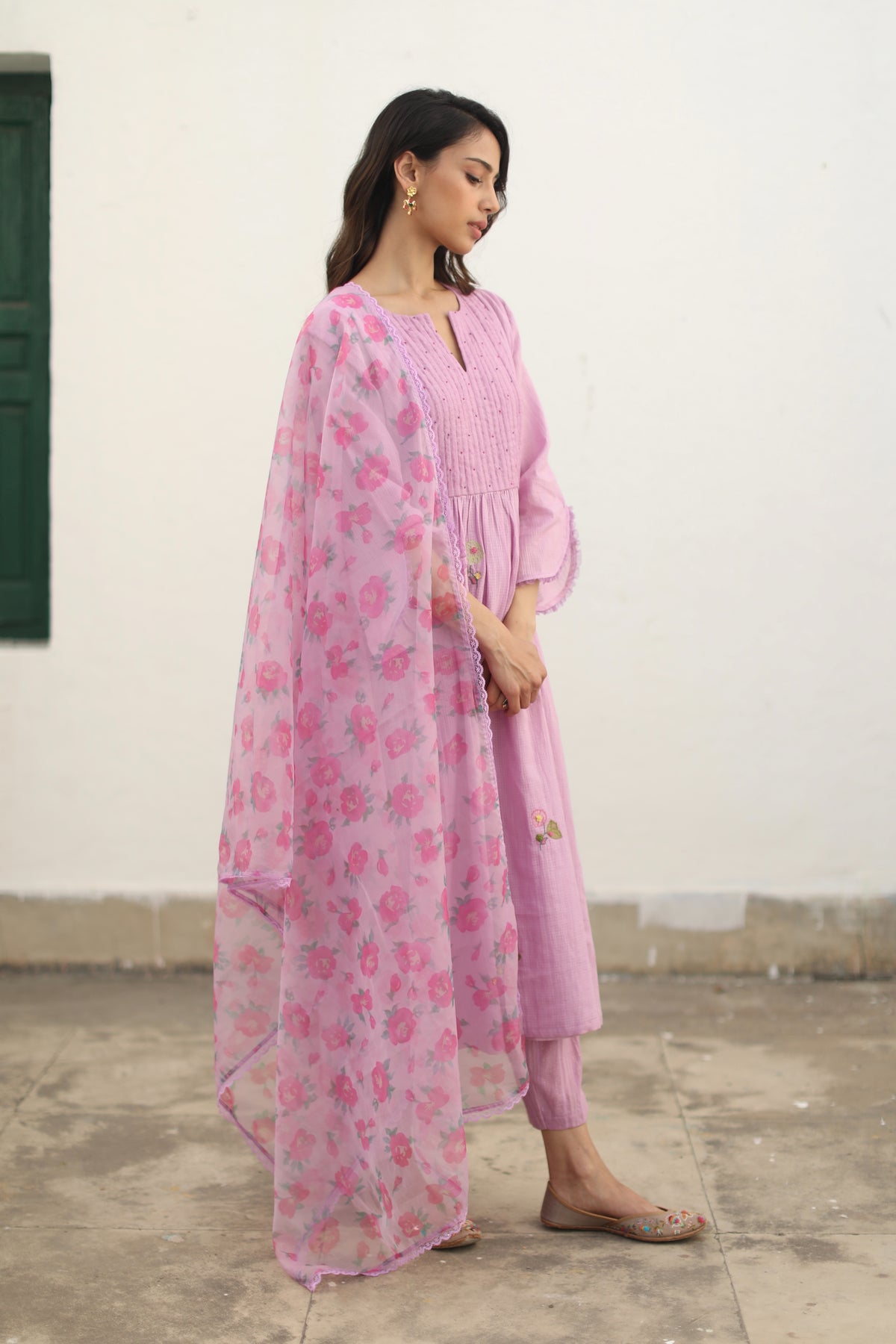 Amina Pink Kurta Set