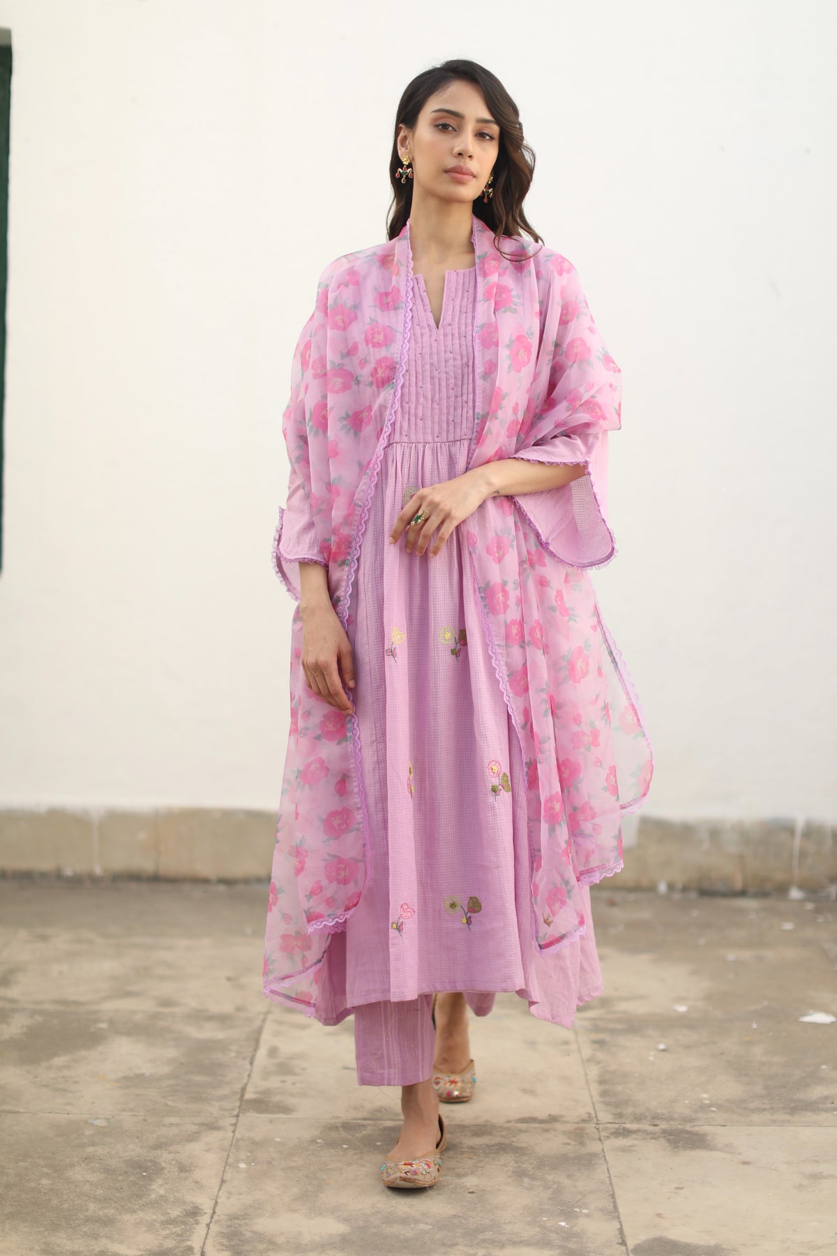 Amina Pink Kurta Set