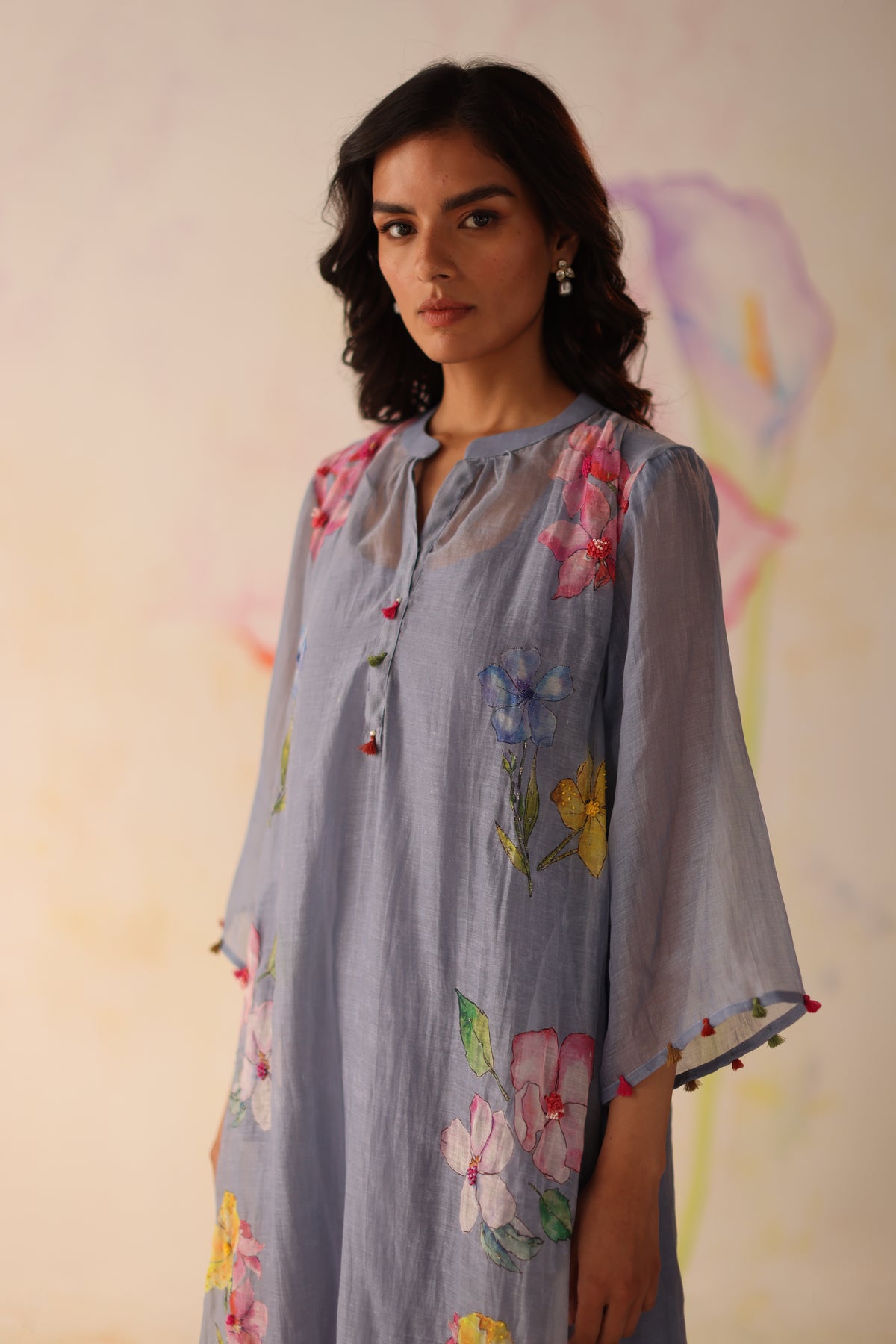 Kesar Periwinkle Kurta Set