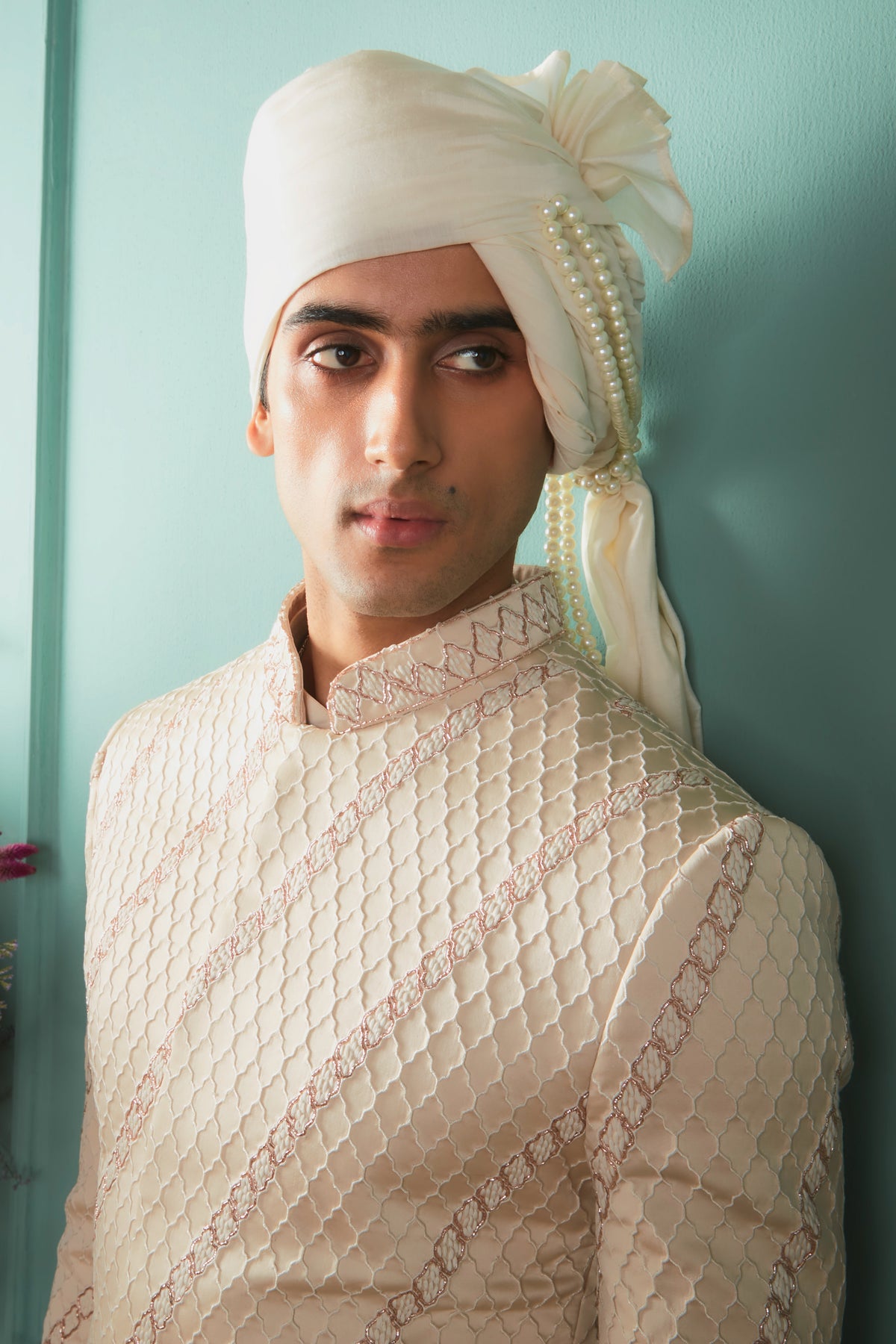 Glacier Sherwani Set