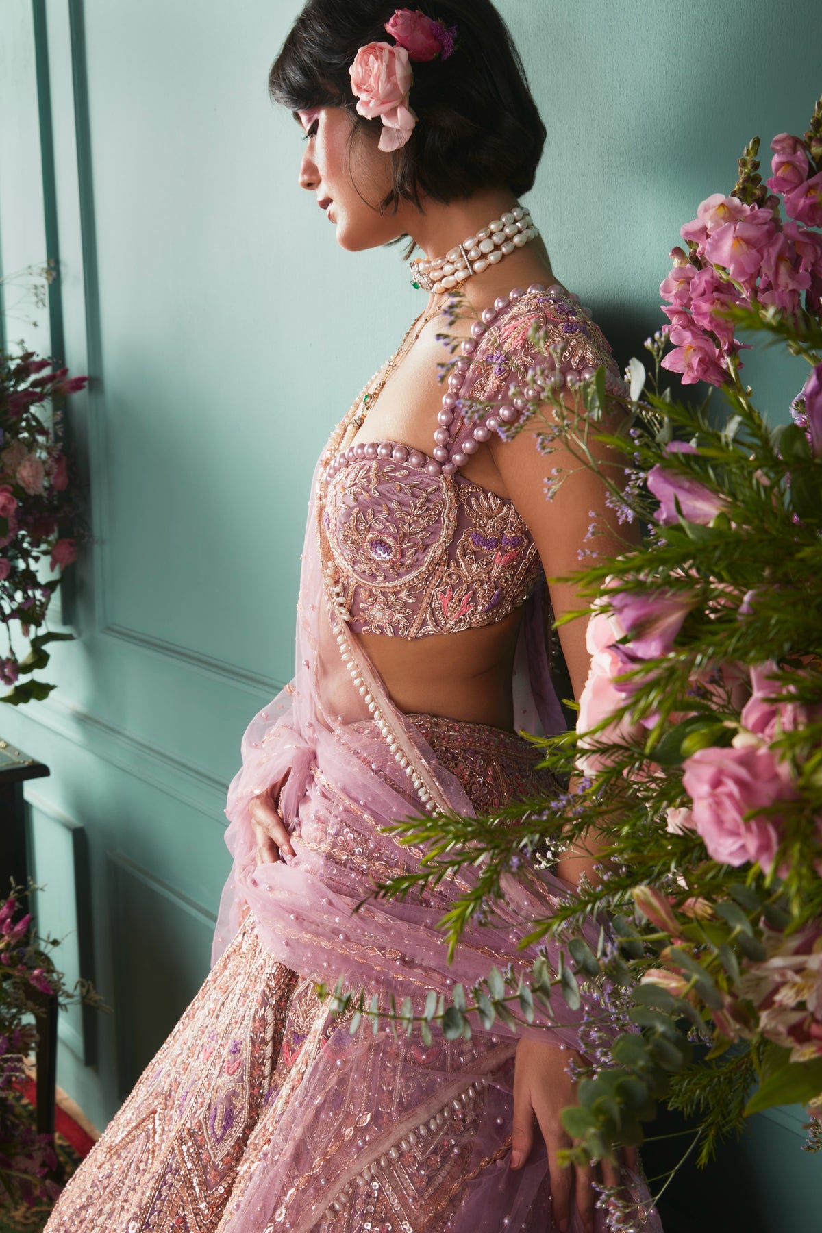 Lilac Lehenga