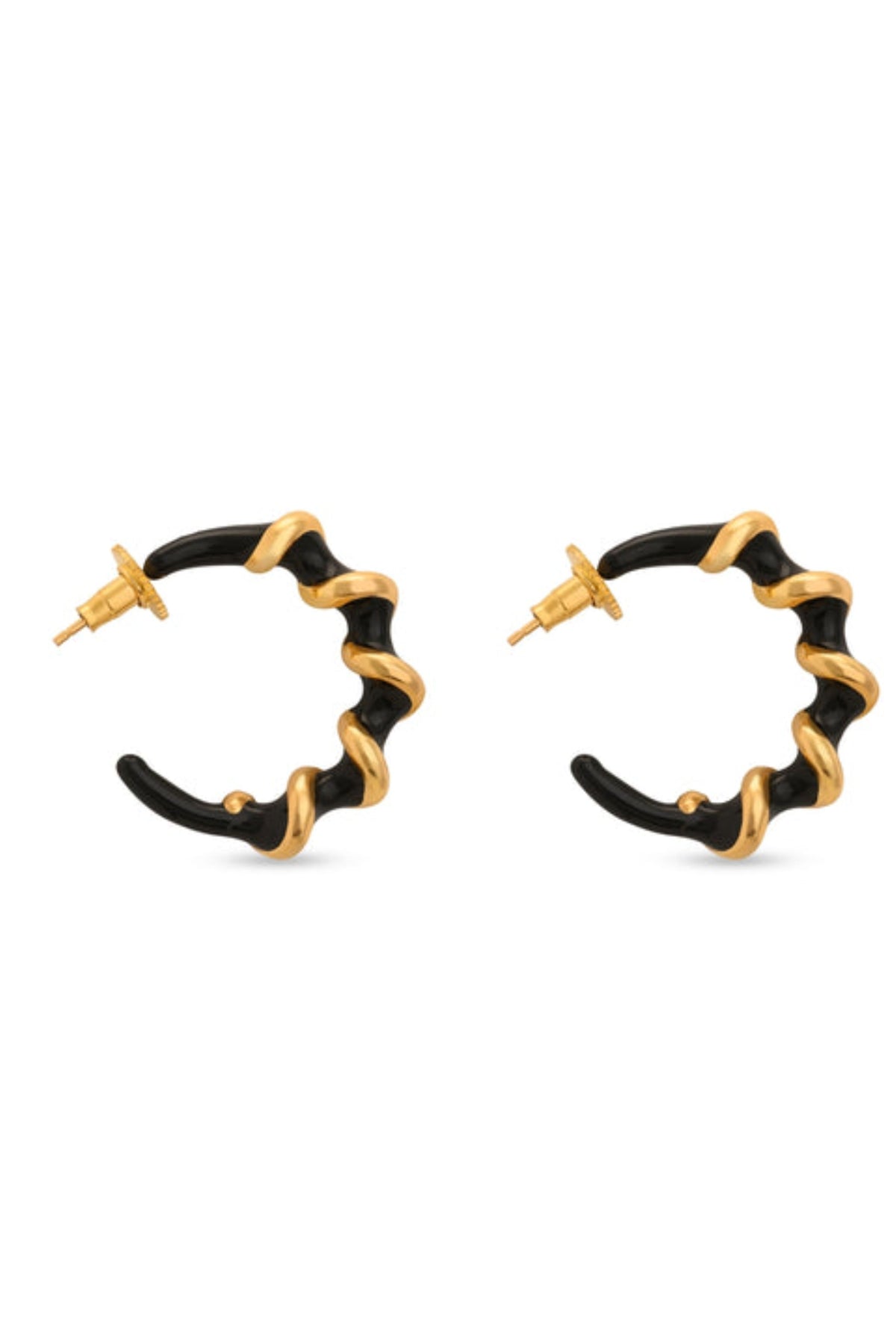 Black and Gold Candy Hoops