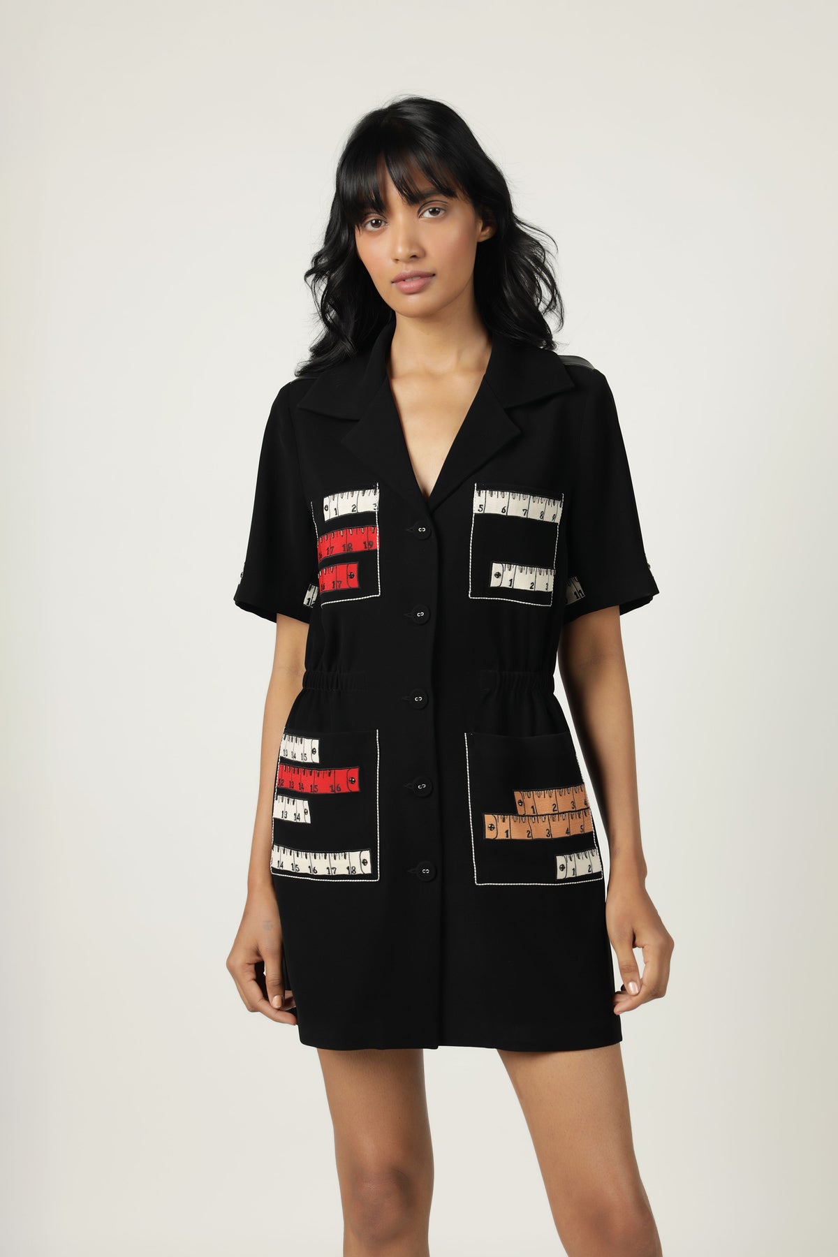 Measuring Tape Summer Coat Dress