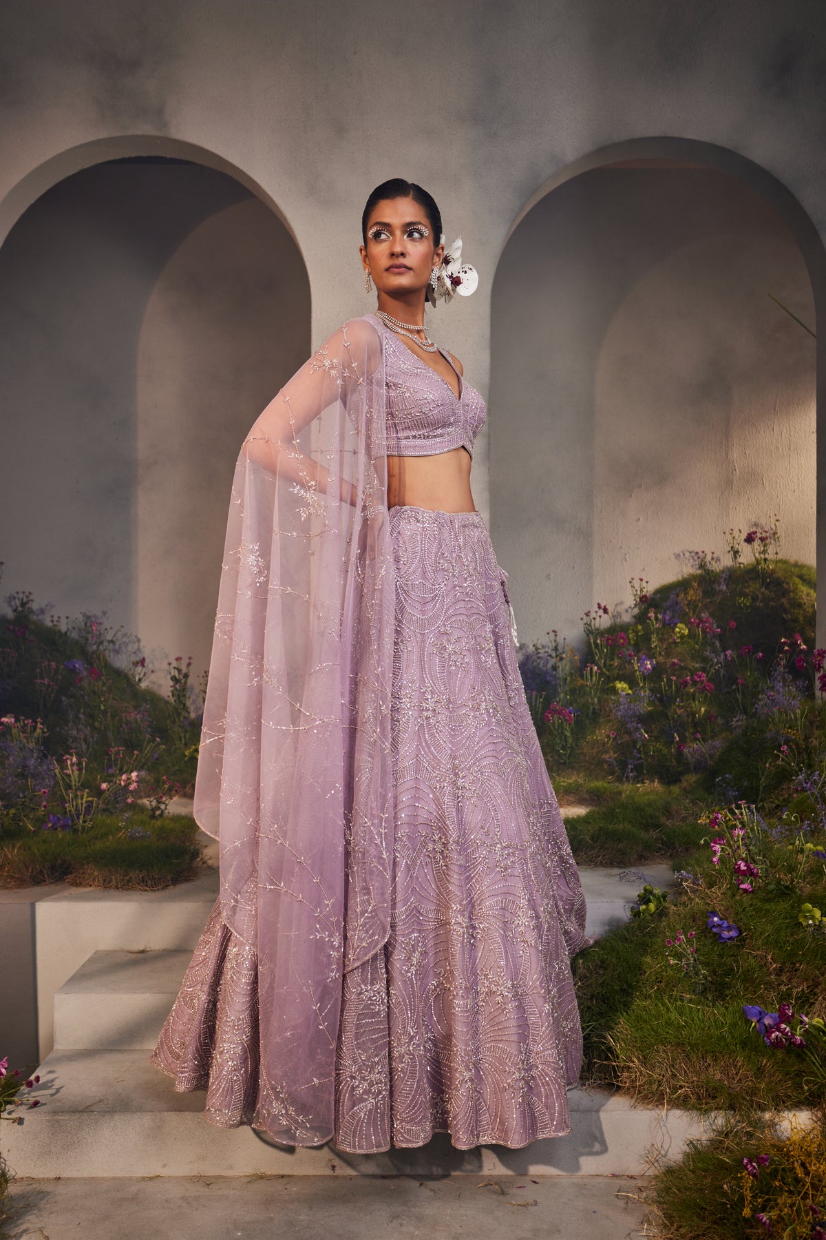 Letty Lavender Lehenga Set