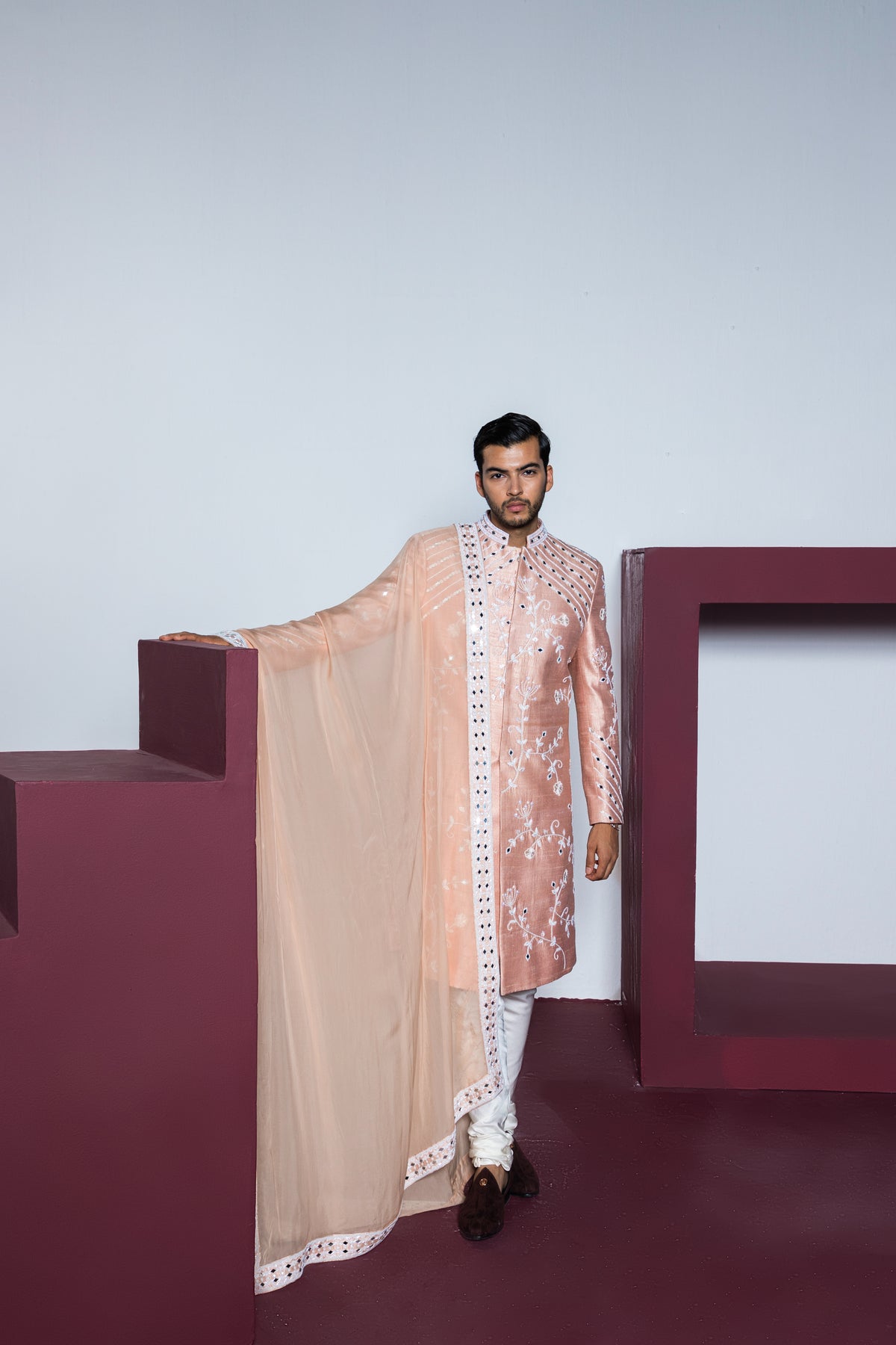 Rose Garden Sherwani Set