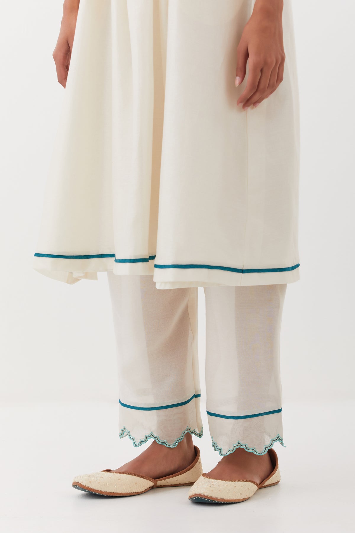 Kusum Chanderi Silk Kurta Set