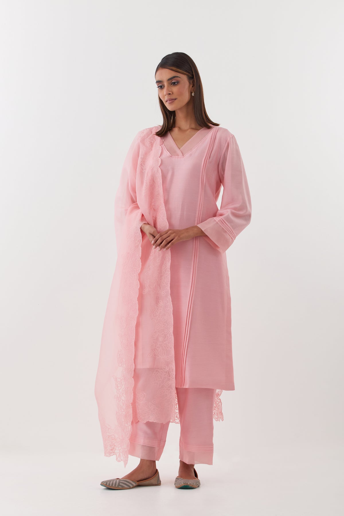 Gulshan Old Rose Kurta Set