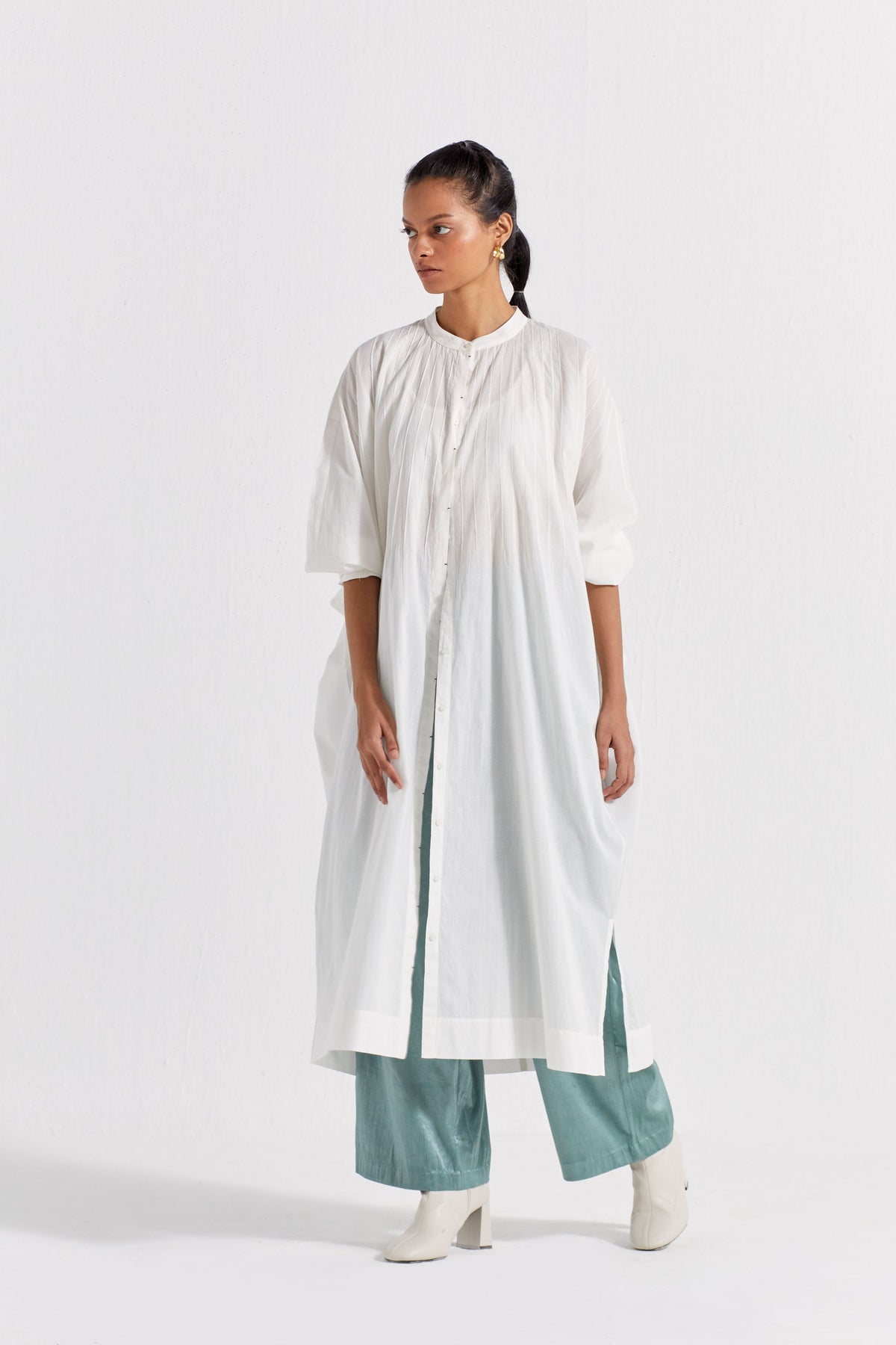 Pintuck Kaftan