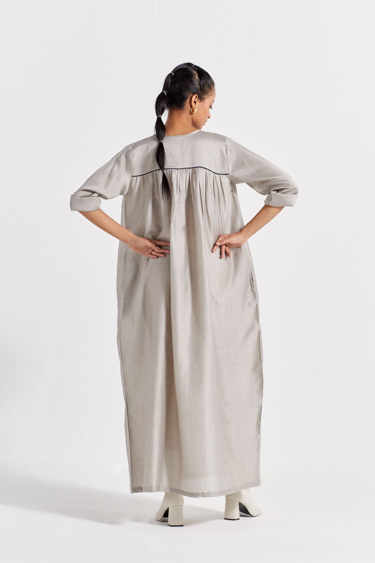 Gather Neck Dress