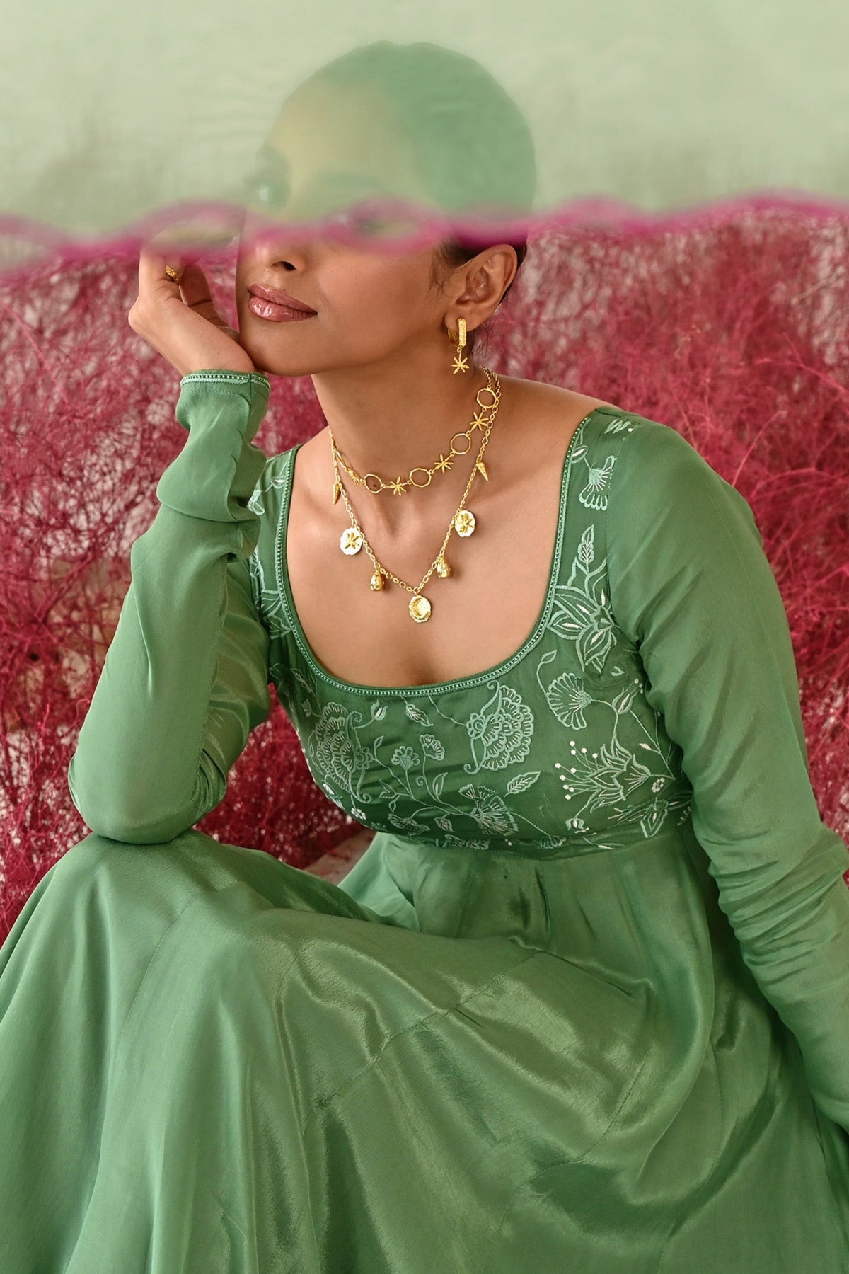 Manohari Anarkali Set