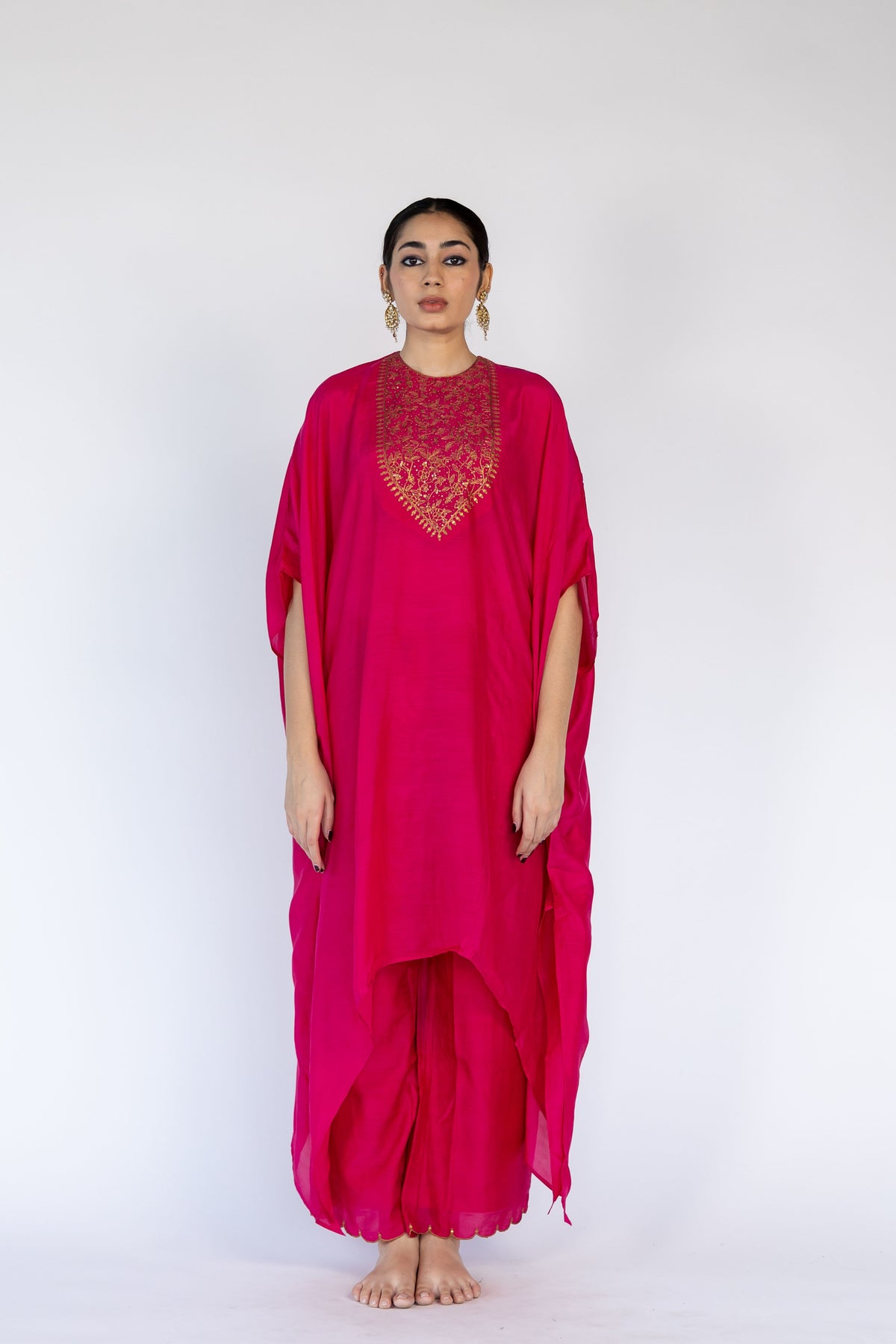 Rani Pink Lailaa Kaftan Set