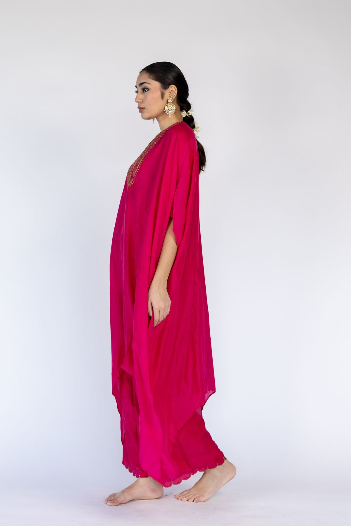 Rani Pink Lailaa Kaftan Set