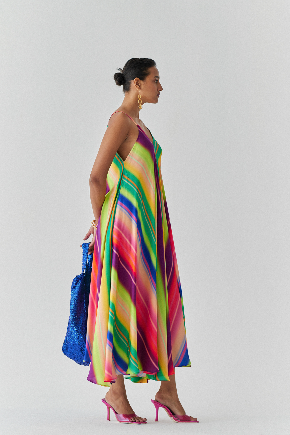 Rainbow Strappy Dress