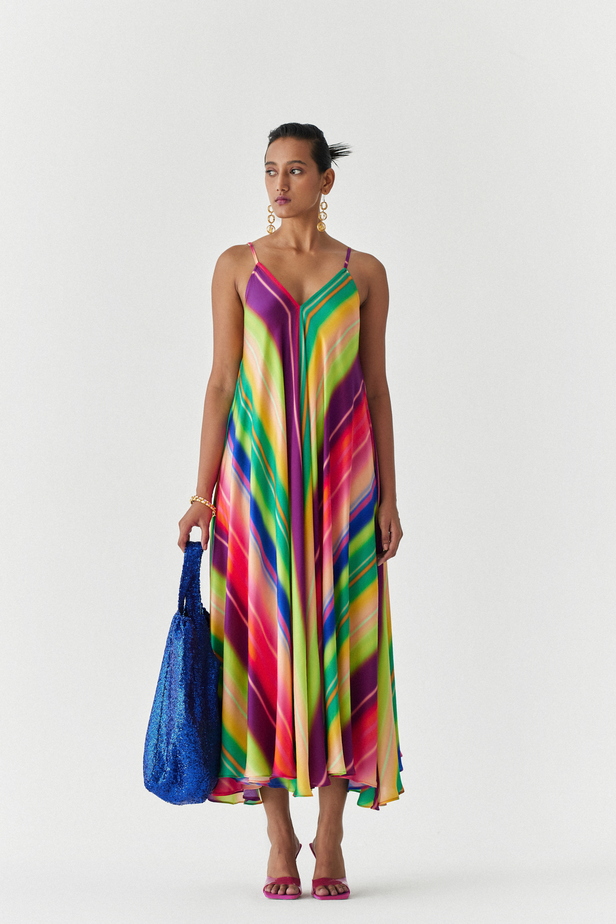 Rainbow Strappy Dress