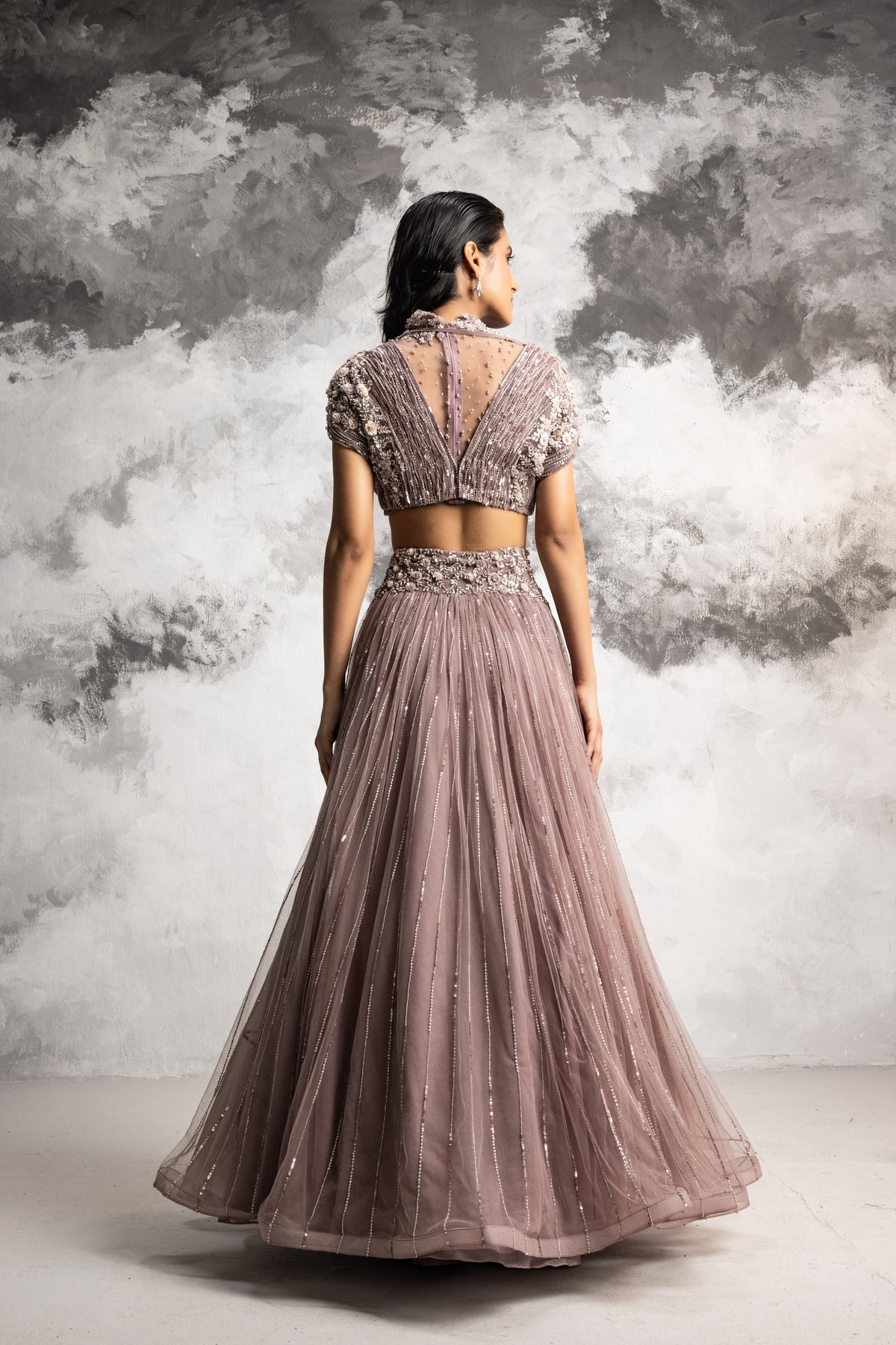 Dusty Purple Lehenga Set