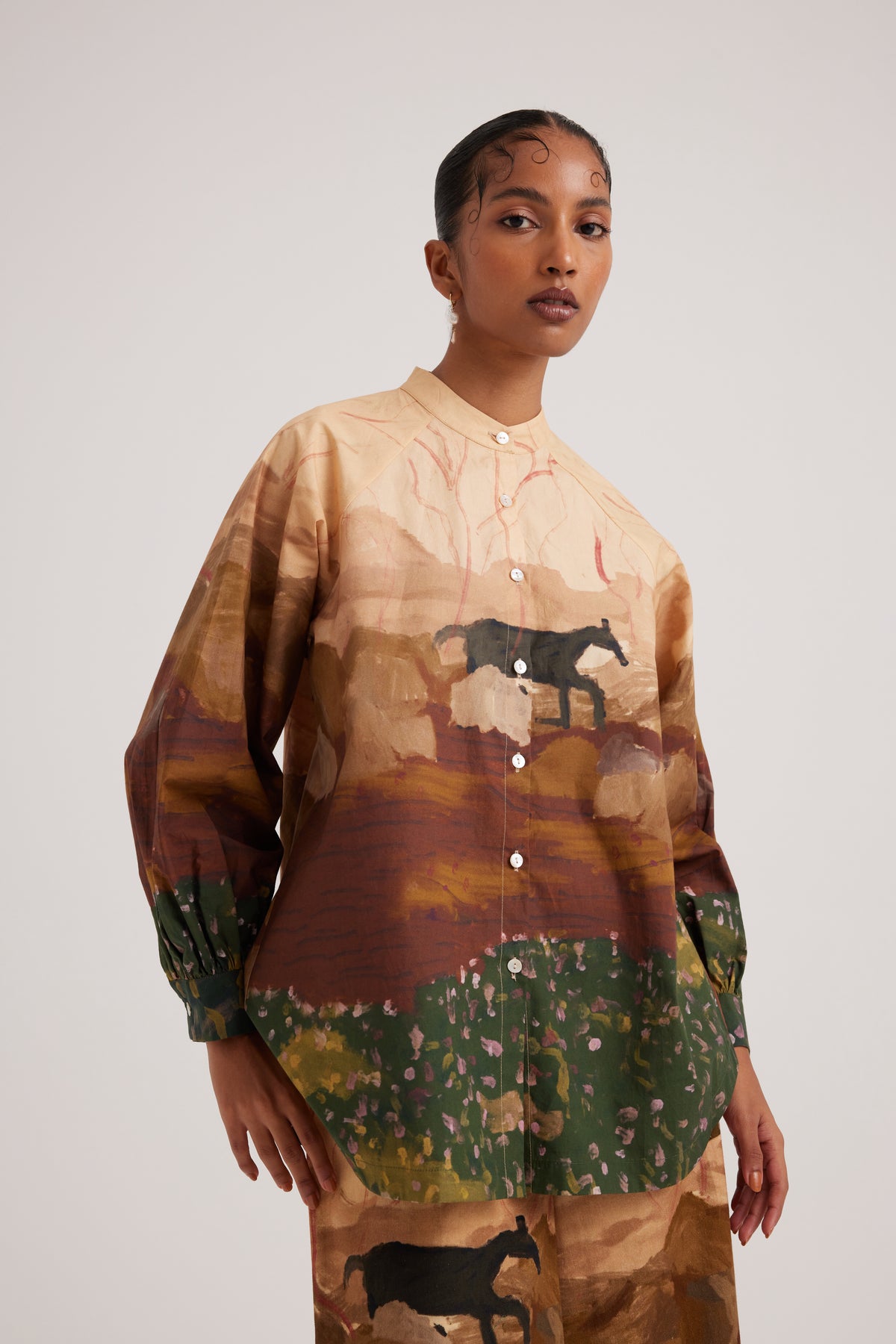 Plateau A-line Shirt