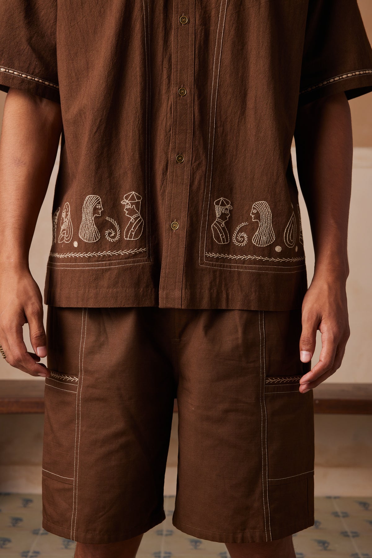 Brown Folklore Shirt