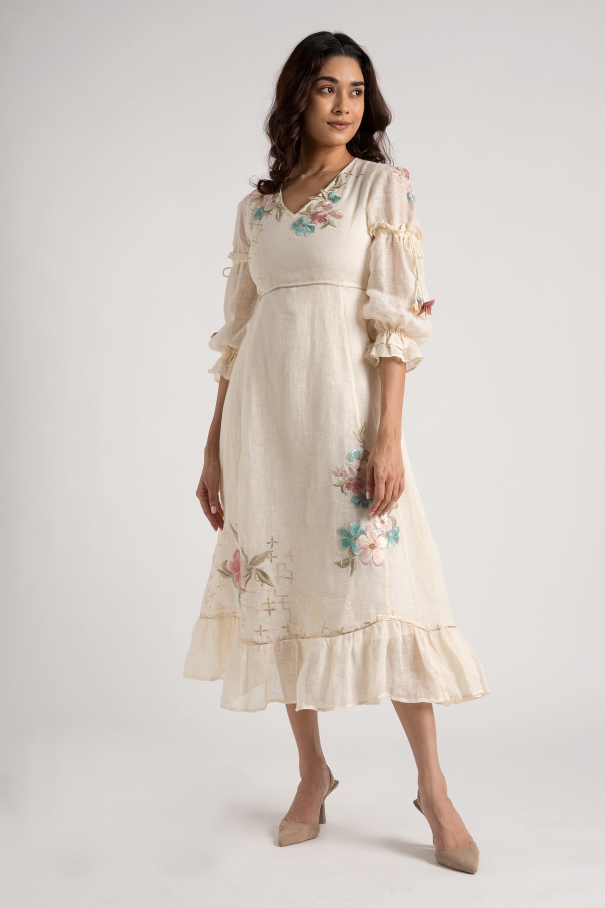 Off White Bed of Roses Dress