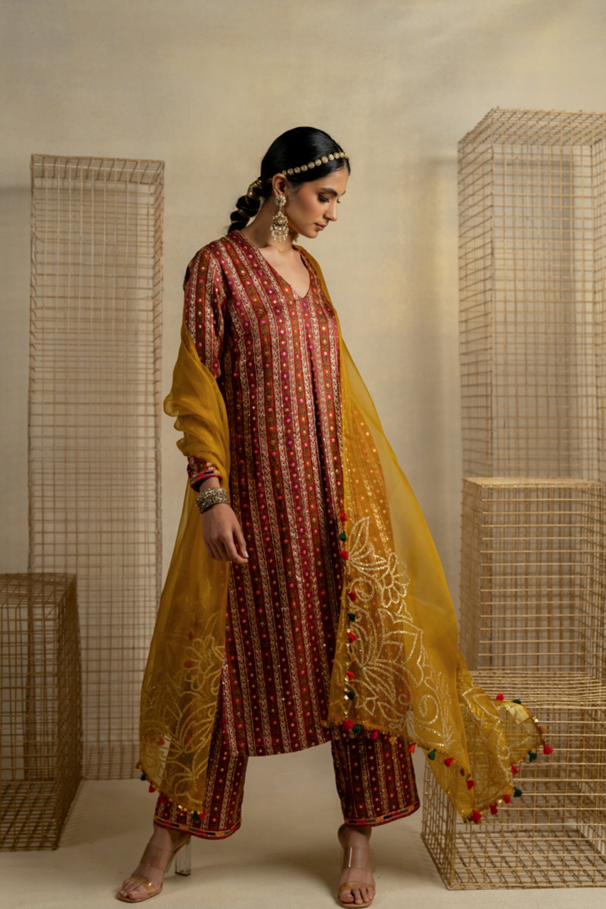 Bagh Embellished Kurta Set