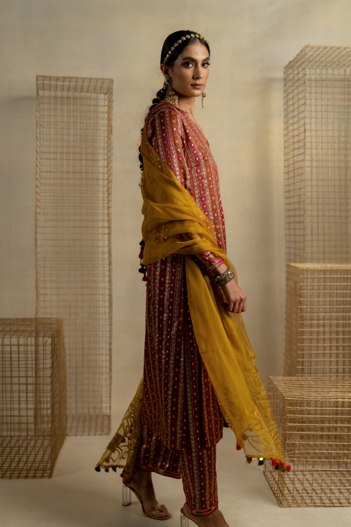 Bagh Embellished Kurta Set