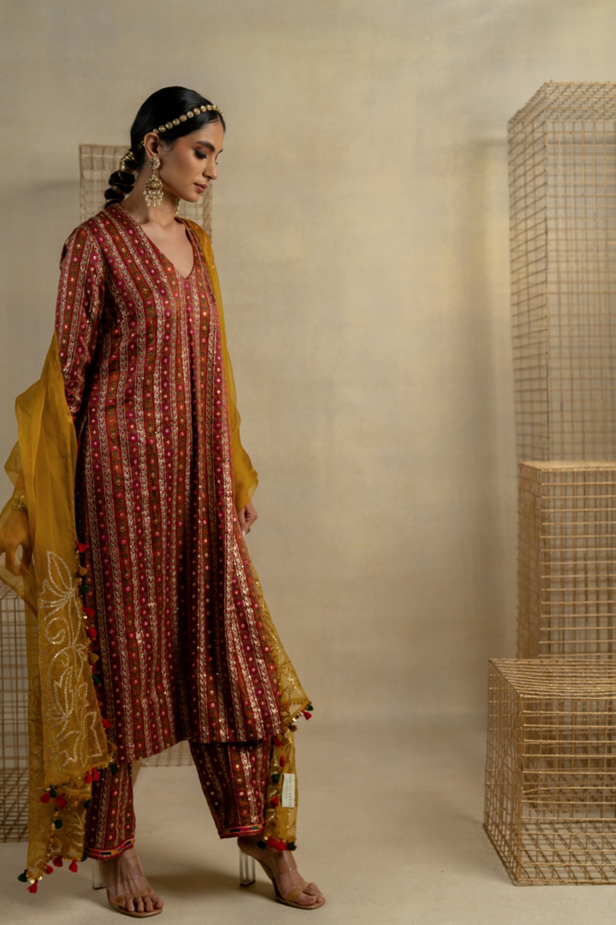 Bagh Embellished Kurta Set