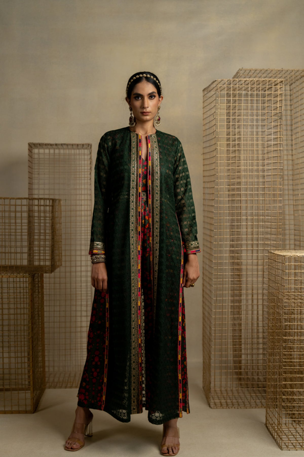 Phulwari Embroidered Jumpsuit