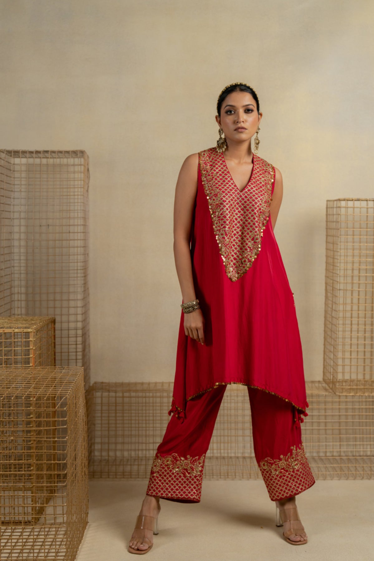 Gulal Embroidered Kurta Set