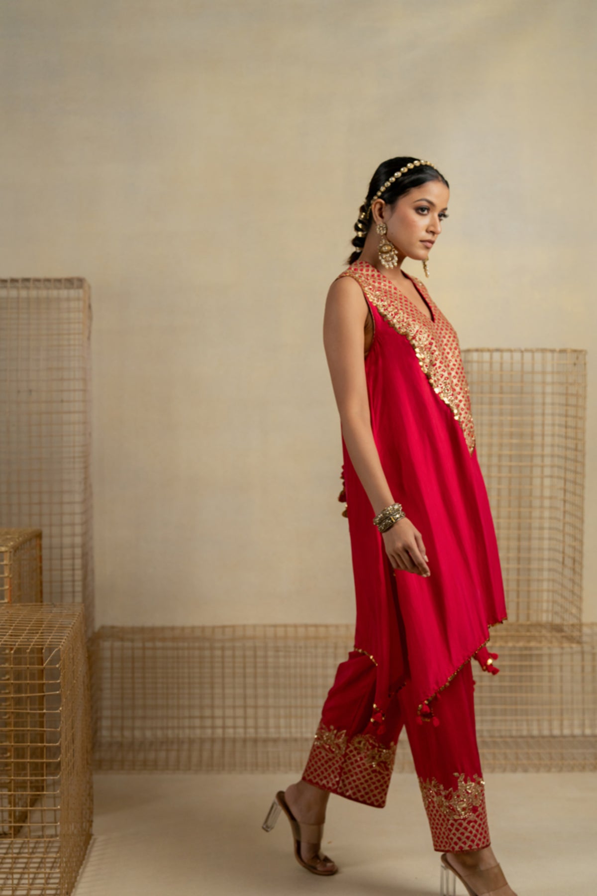 Gulal Embroidered Kurta Set