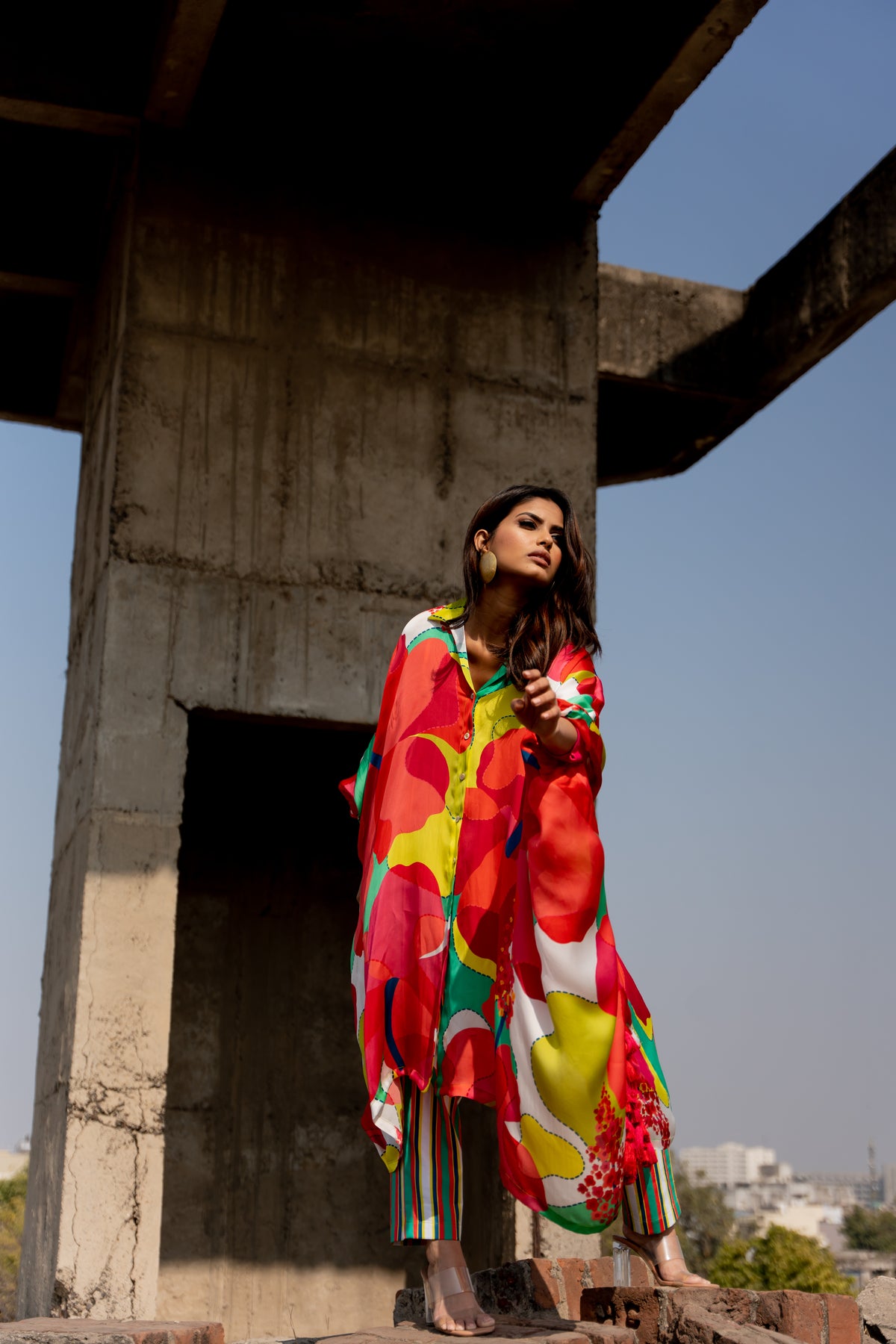 Colour Burst Kaftan