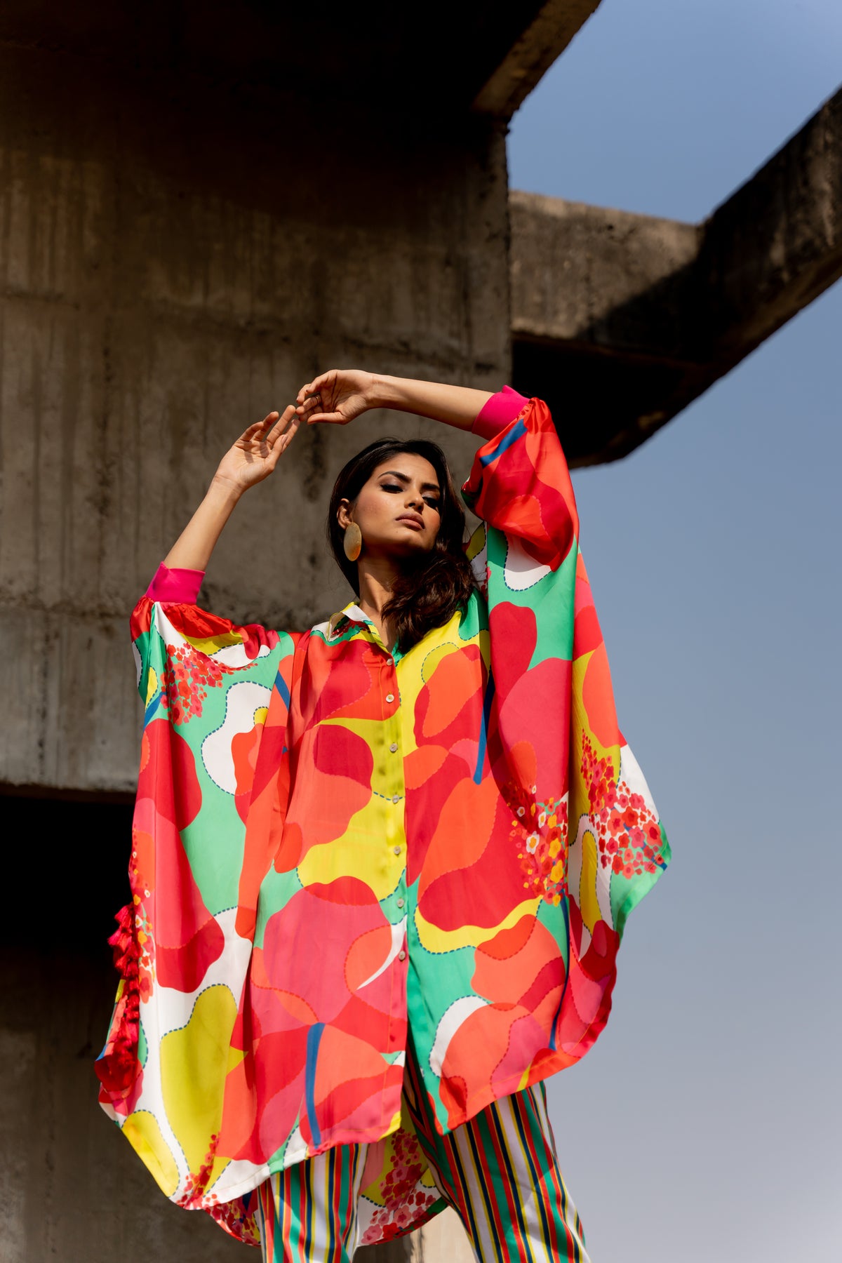 Colour Burst Kaftan