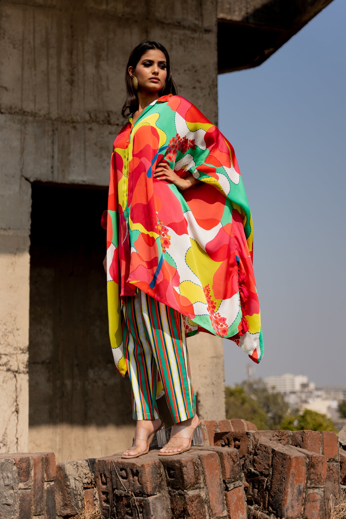 Colour Burst Kaftan