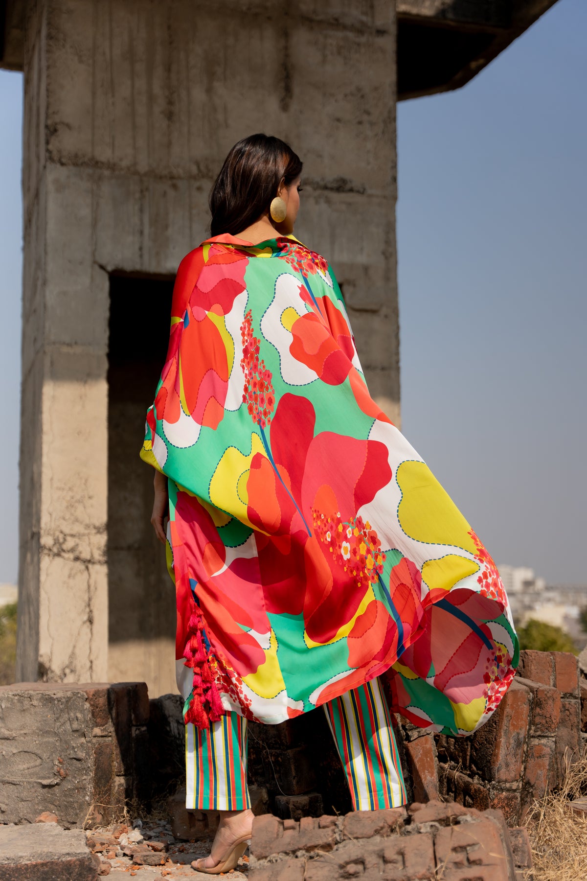 Colour Burst Kaftan