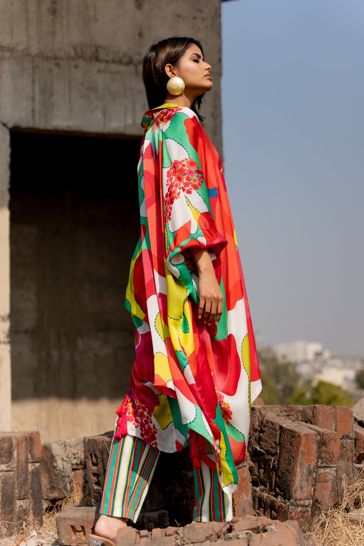 Colour Burst Kaftan